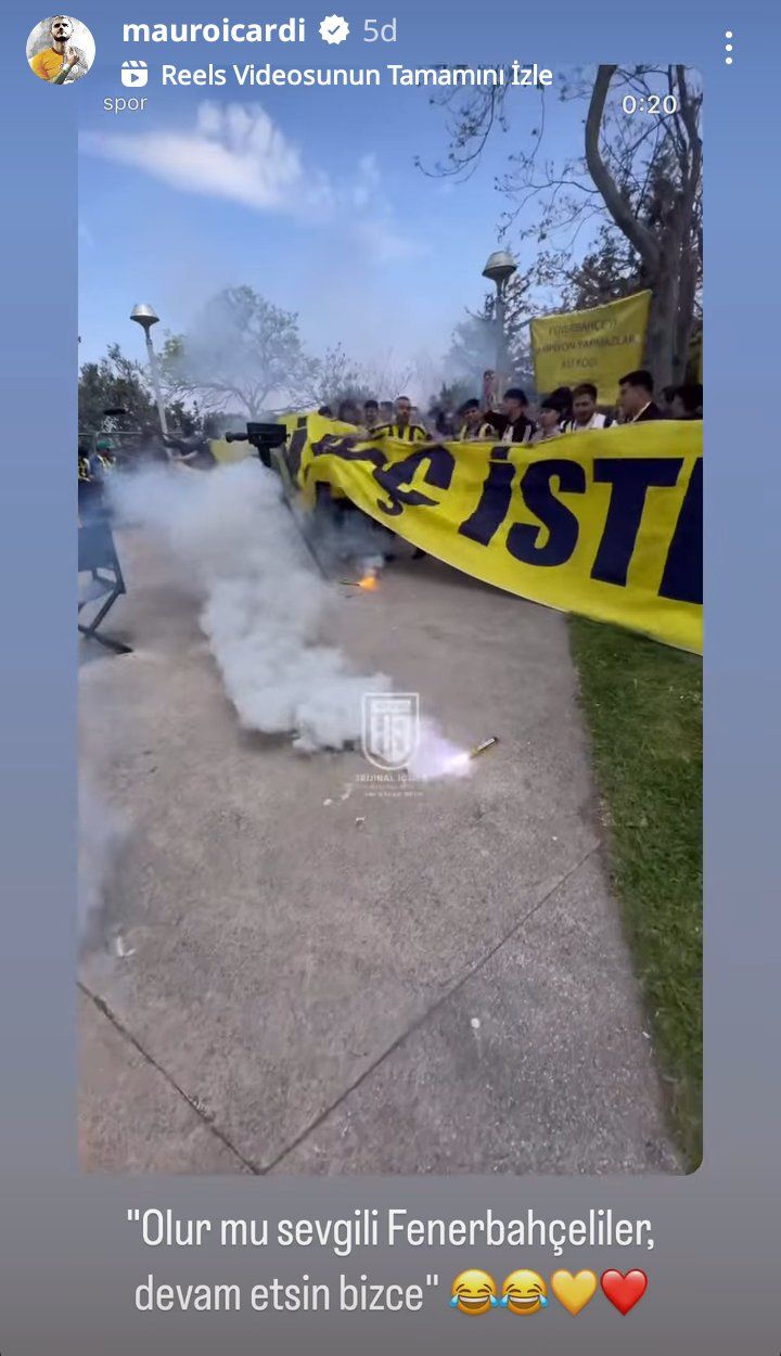 Mauro Icardi paylaşım