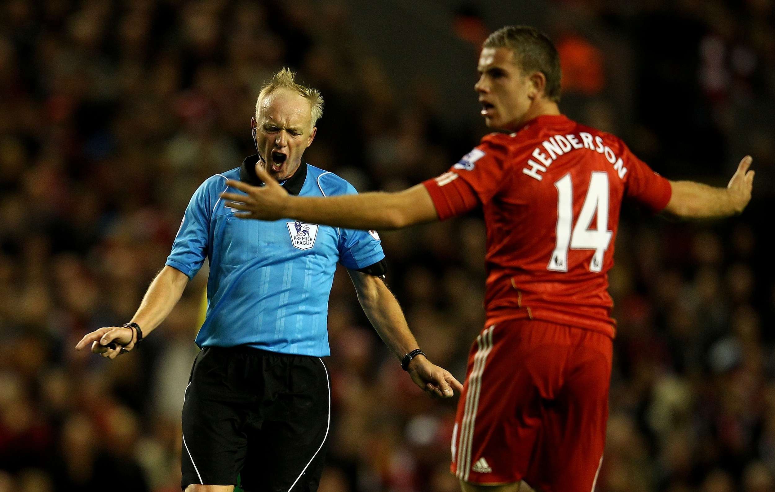 Peter Walton, Jordan Henderson, Liverpool