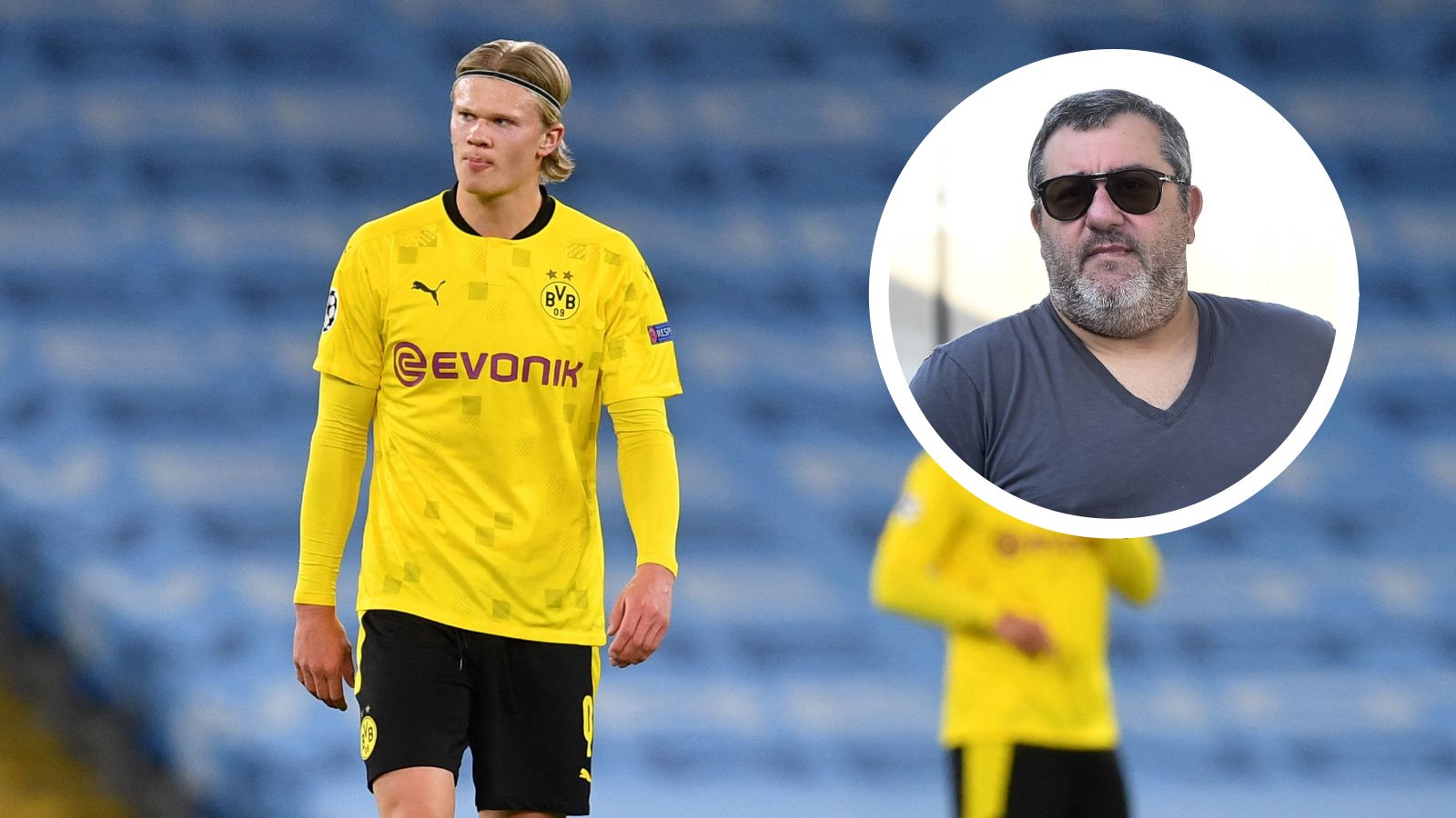 GER ONLY GFX Erling Haaland Borussia Dortmund Mino Raiola