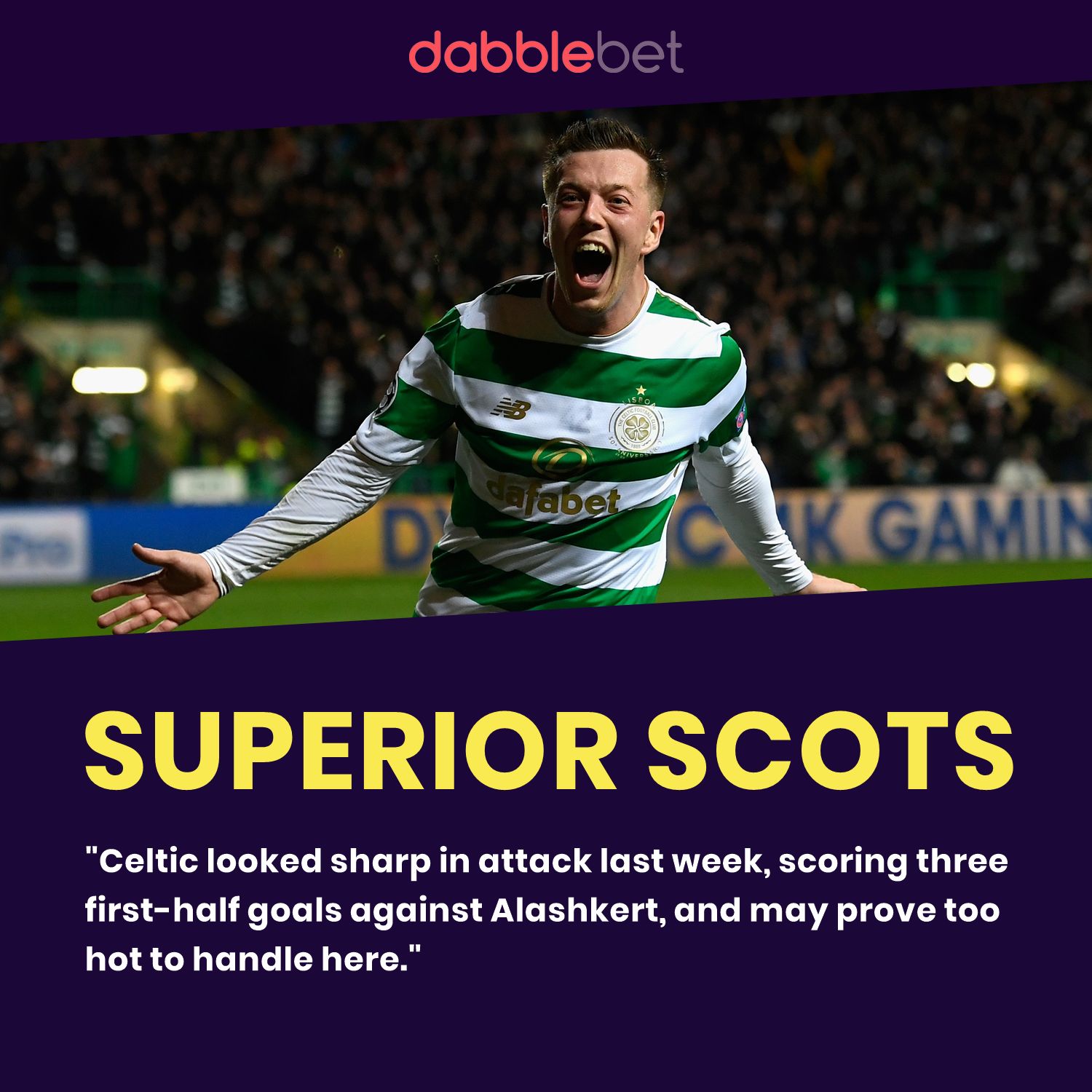 Celtic Rosenborg graphic