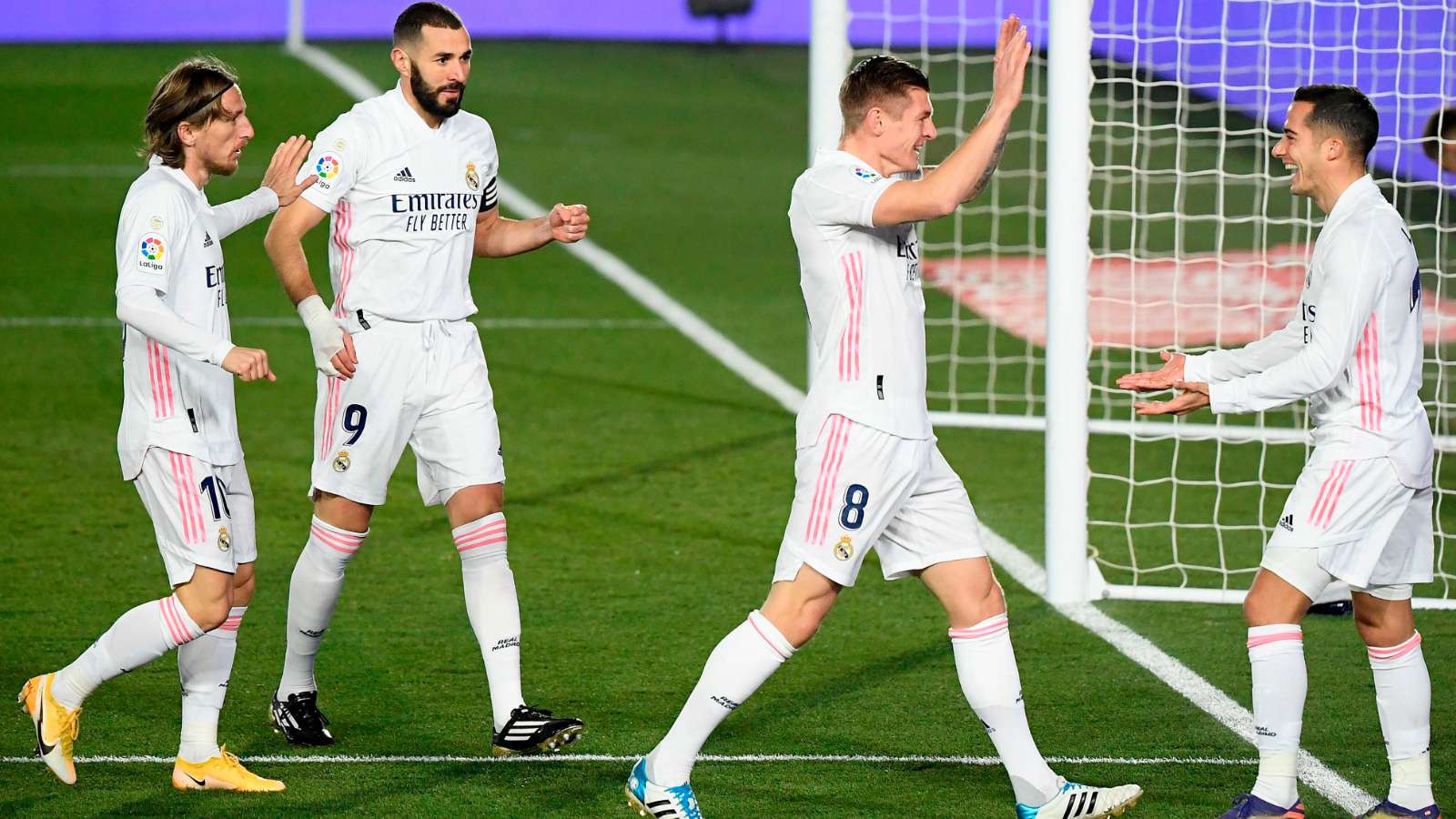 Kroos Modric Benzema Lucas Real Madrid Celta LaLiga