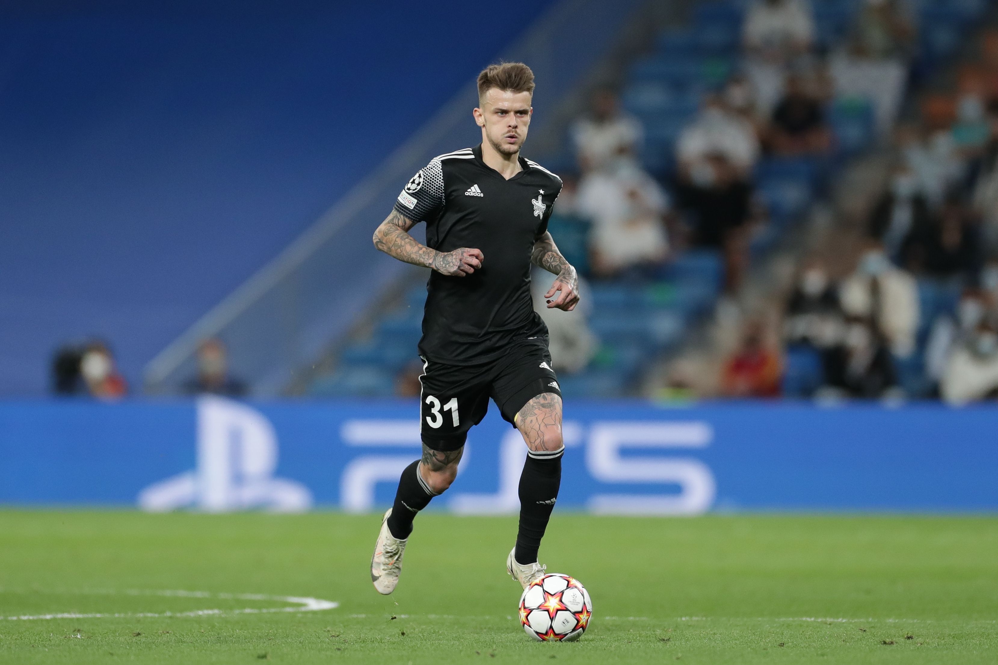 Sébastien Thill lors de la rencontre face au Real Madrid, le 28 septembre 2021.