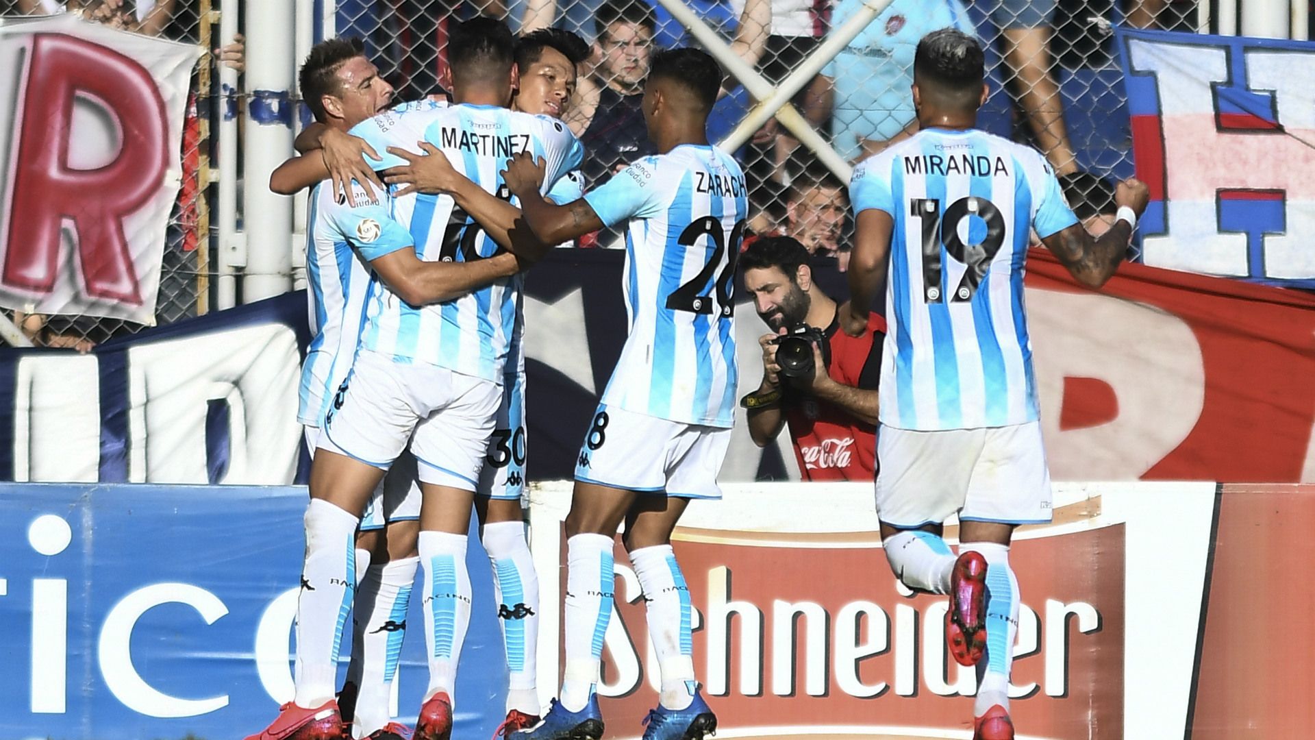 Festejo Racing San Lorenzo Superliga 22022020