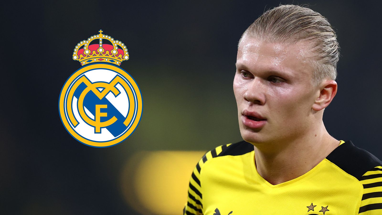 Erling Haaland Real Madrid GFX