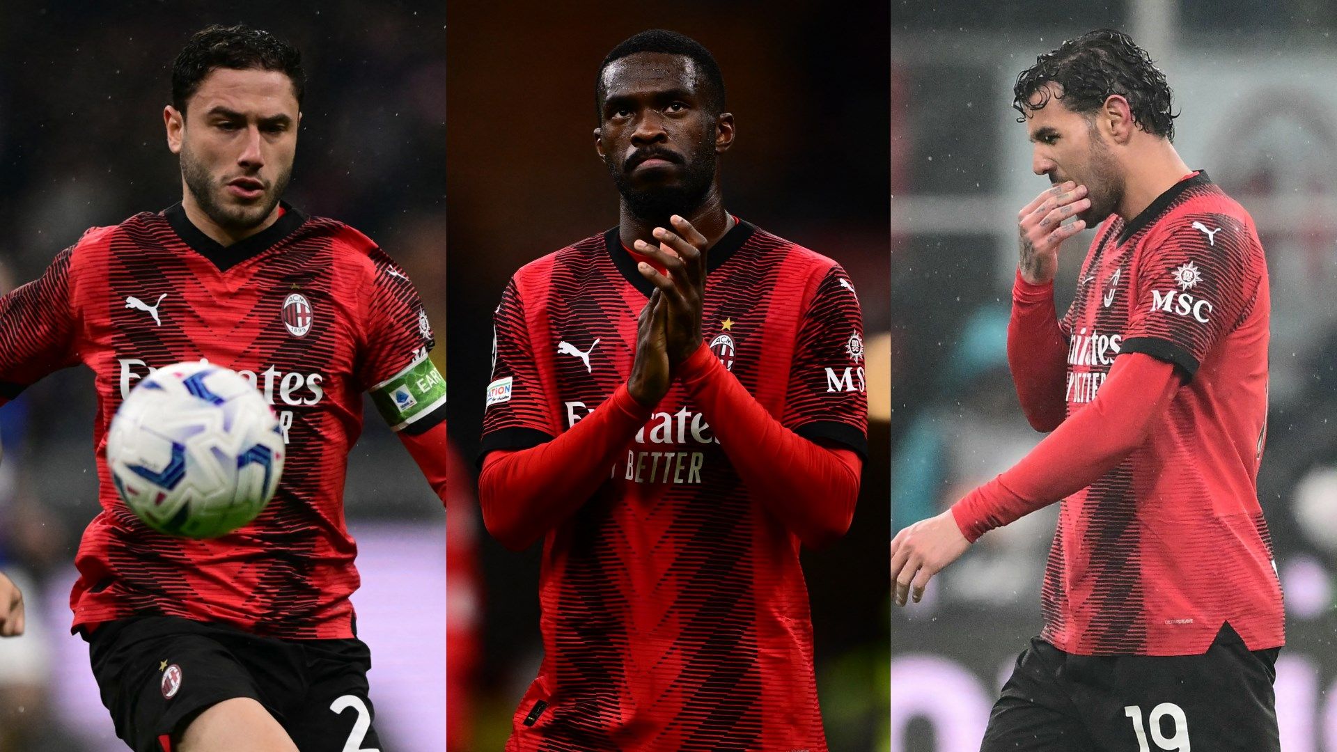 Calabria Tomori Theo Hernandez Milan