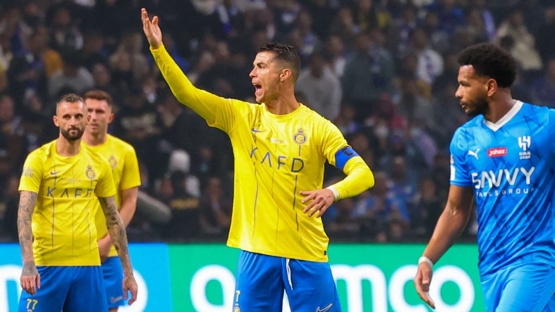 Cristiano Ronaldo Al-Nassr complain vs Al-Hilal 2023-24