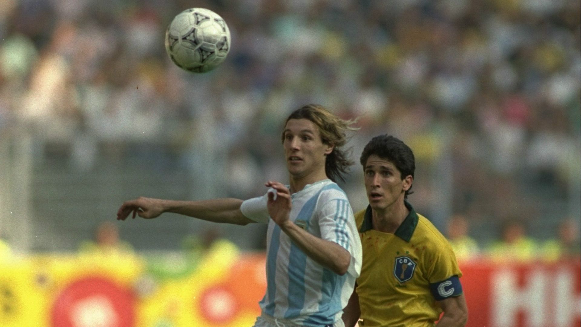 Claudio Caniggia Ricardo Gomez Argentina1 Brazil 0 FIFA World Cup 24061990