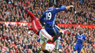 Diego Costa Marcos Rojo Manchester United Chelsea Premier League