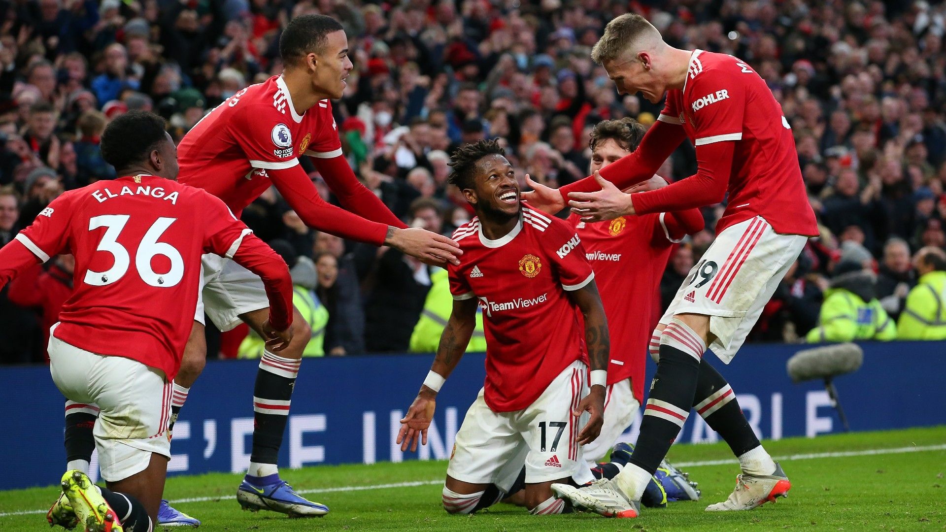 Fred Man Utd vs Crystal Palace Premier League 2021-22