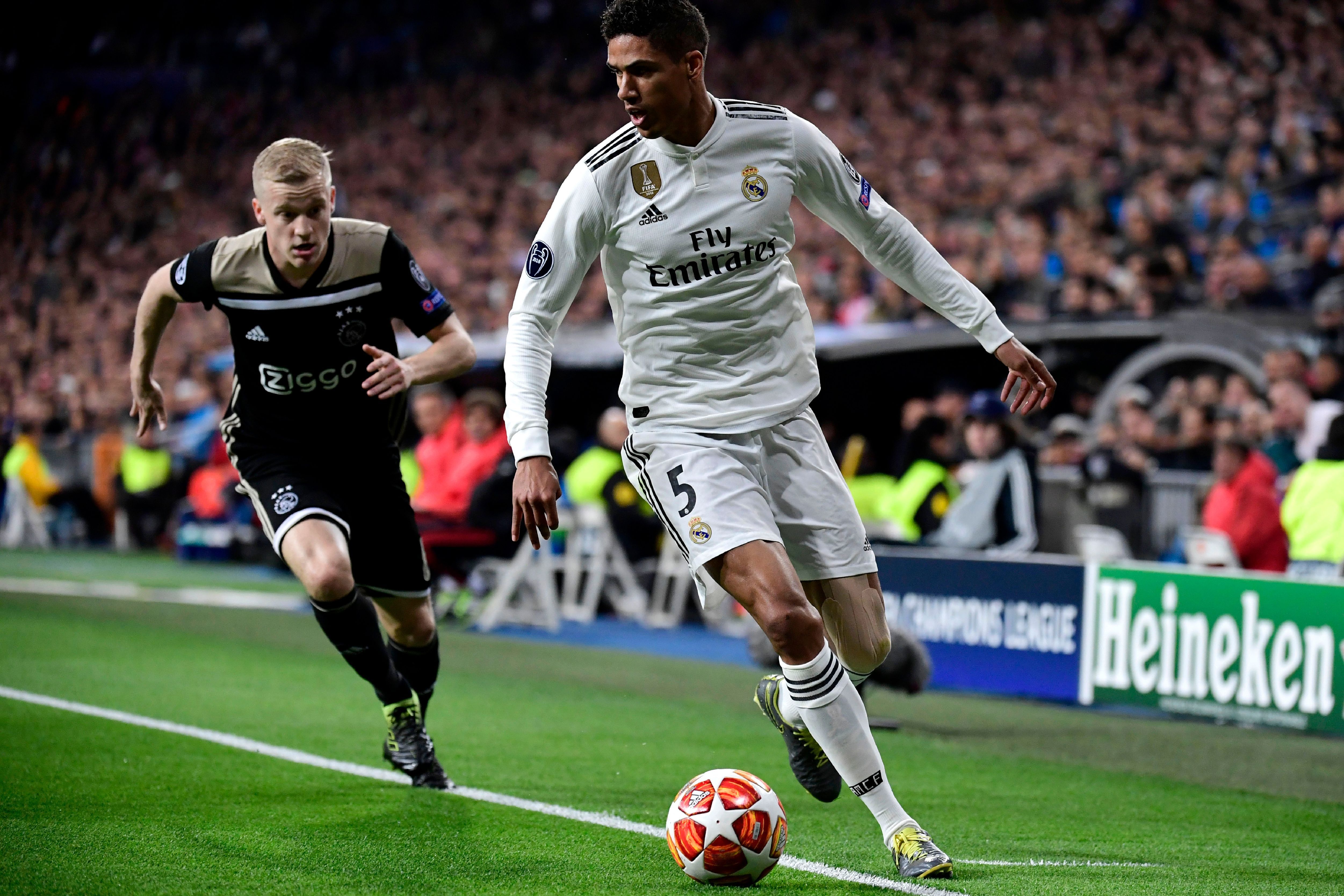 Varane Real Madrid Ajax Champions League