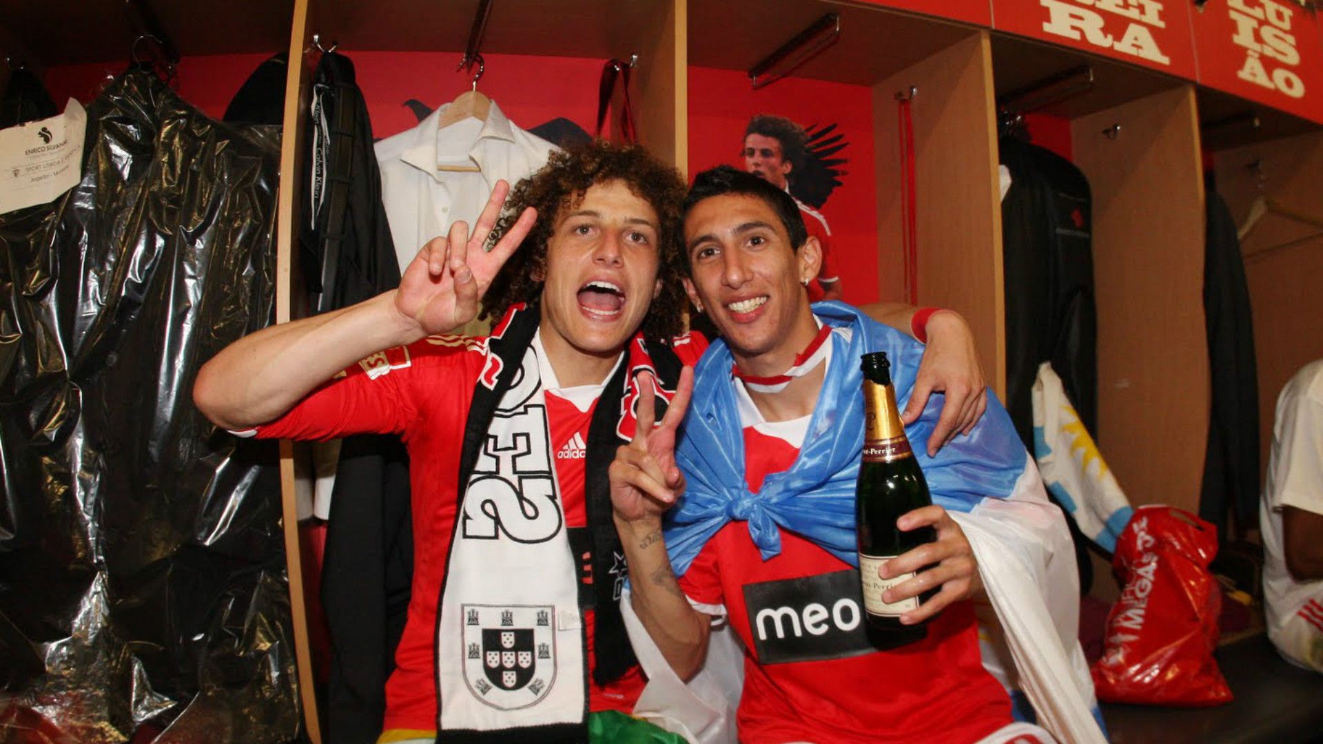 Angel di Maria David Luiz Benfica