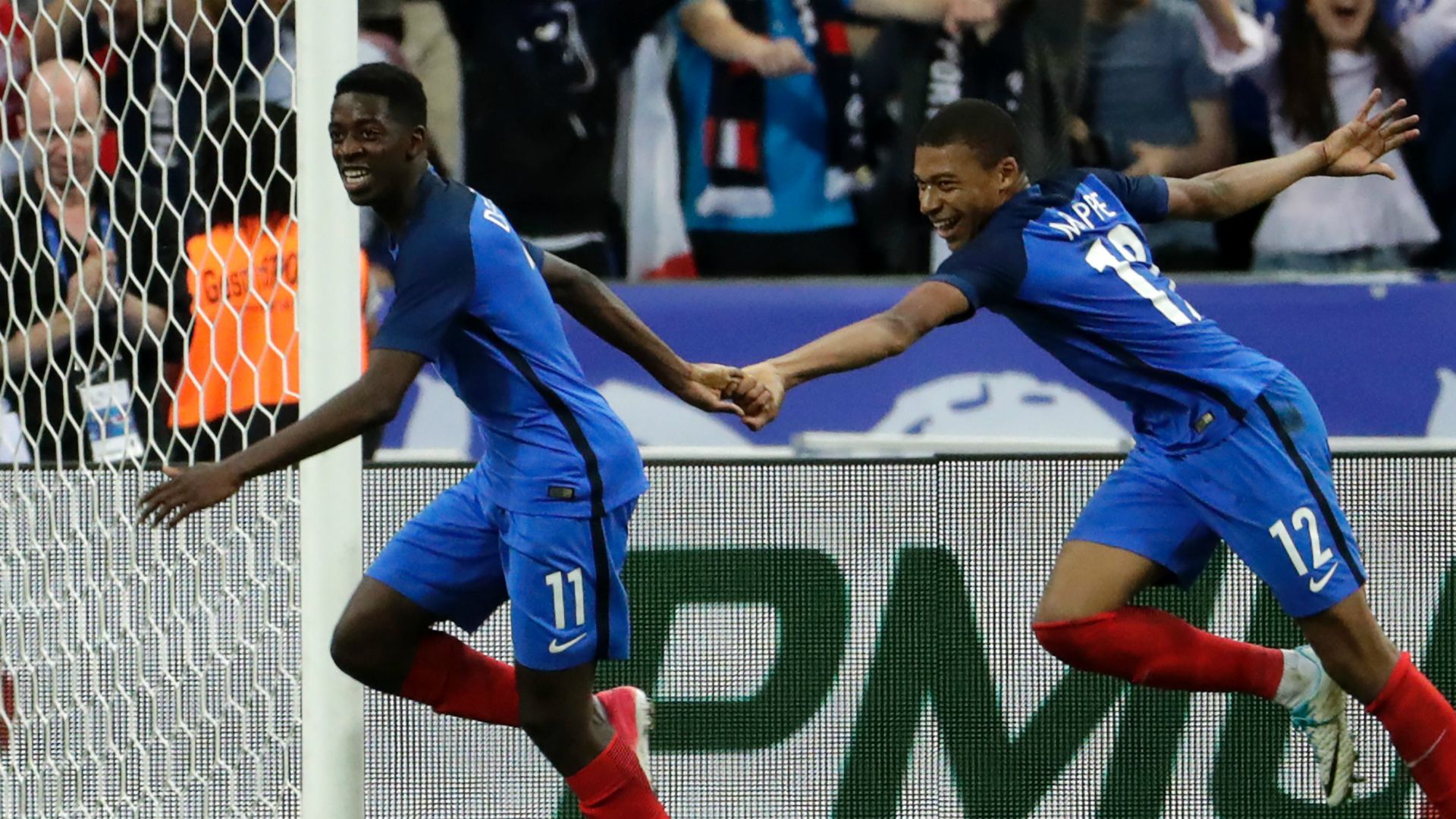 Ousmane Dembele Kylian Mbappe France