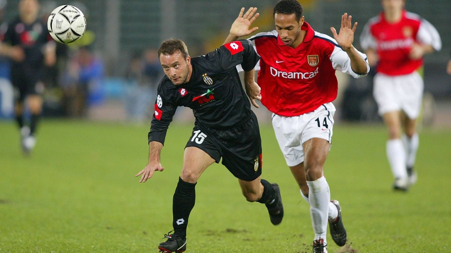 Alessandro Birindelli Juventus Turin Thierry Henry FC Arsenal