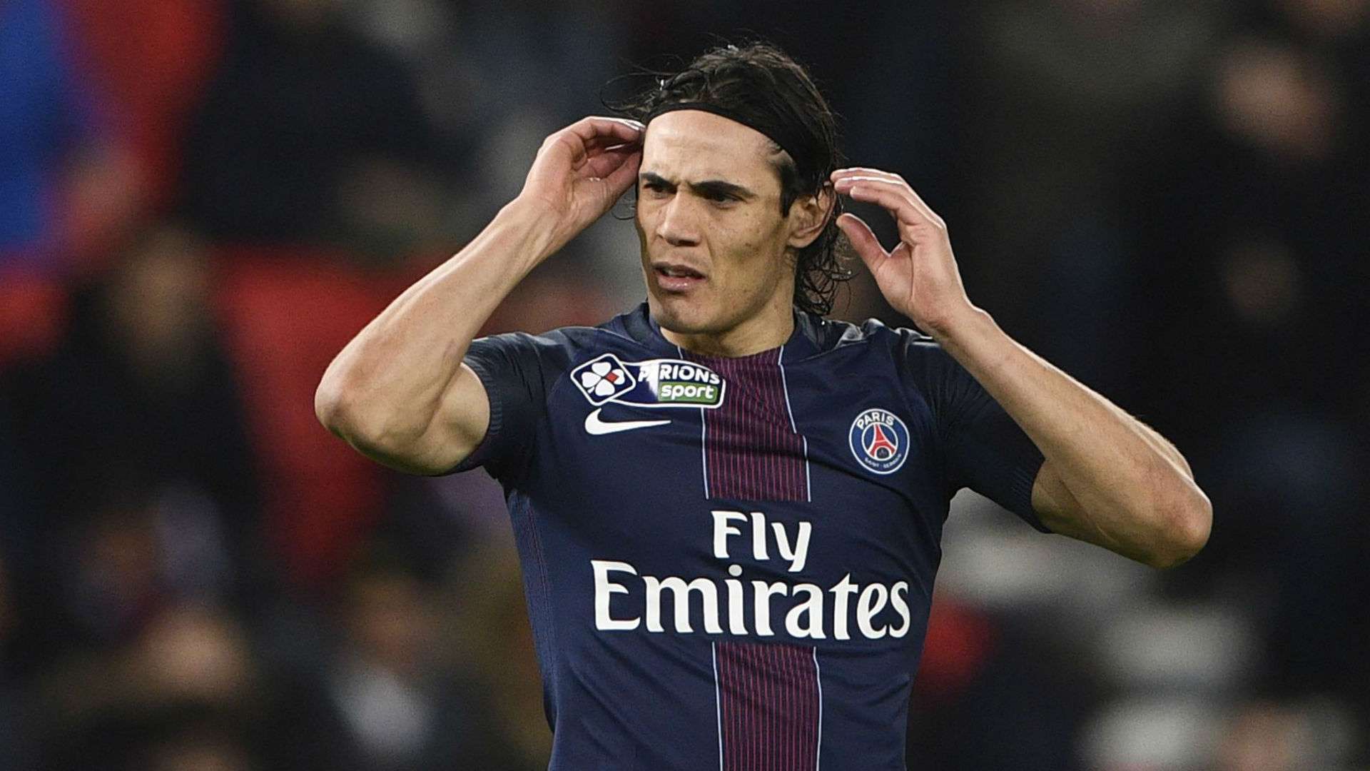 Edinson Cavani Coupe de la Ligue PSG Metz 11012017