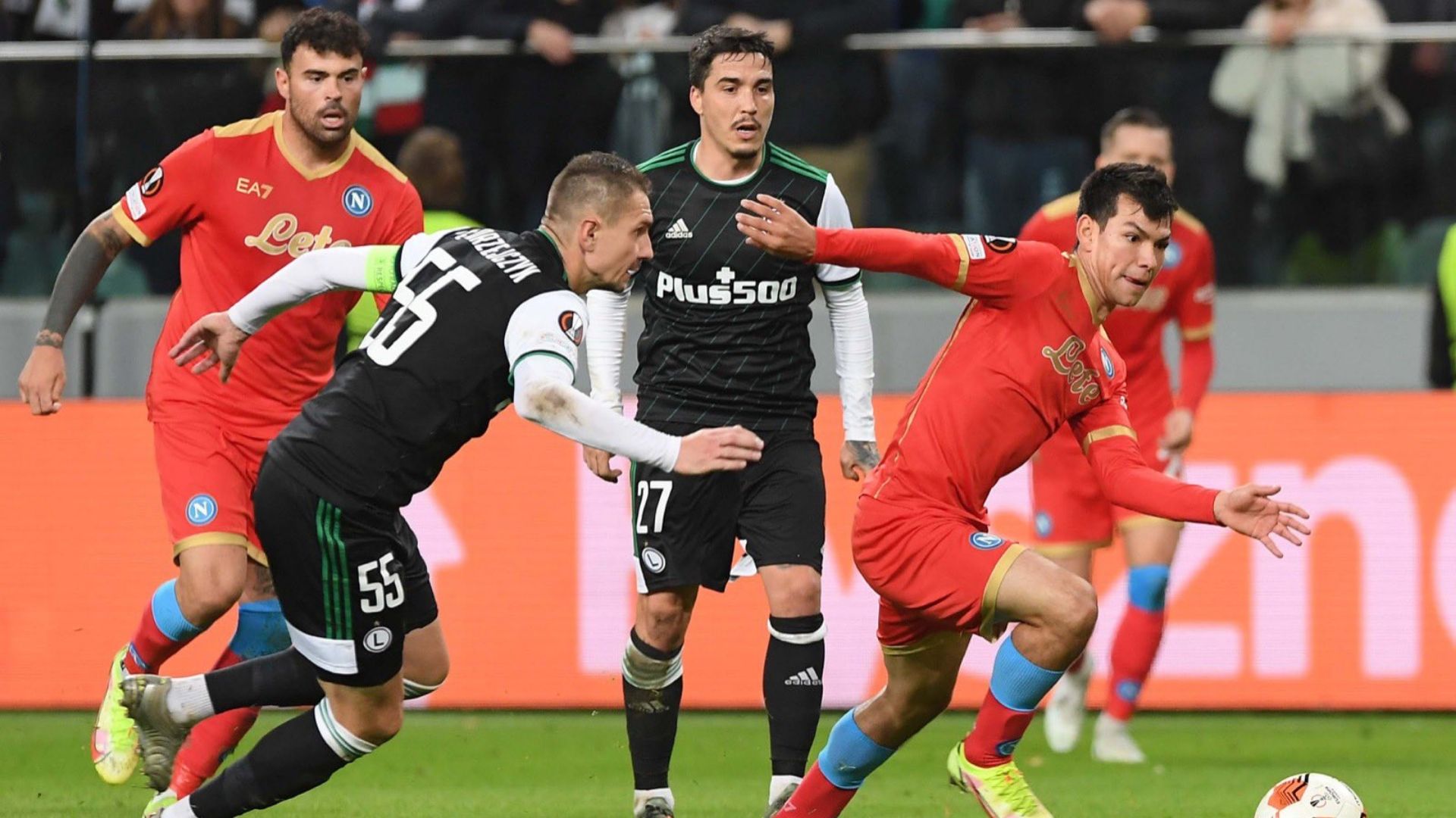 Hirving Lozano Napoli Legia Varsovia