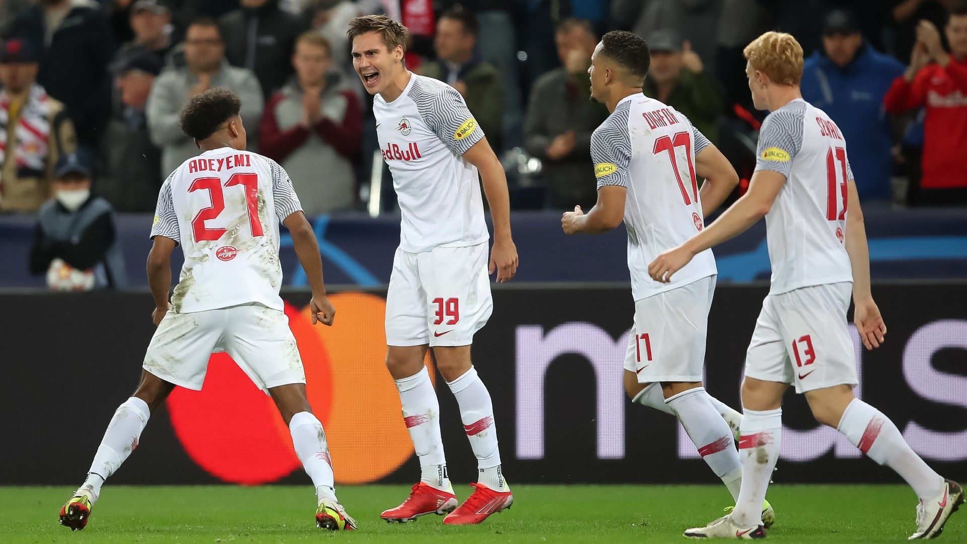 Red Bull Salzburg celebrate 2021-22