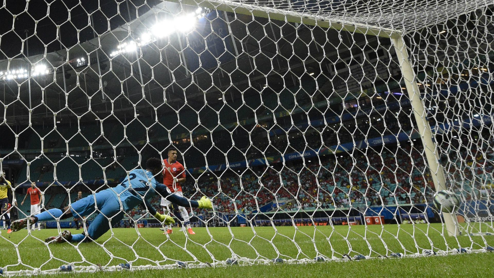 secuencia gol Fuenzalida 2 Chile Ecuador Copa America 21062019