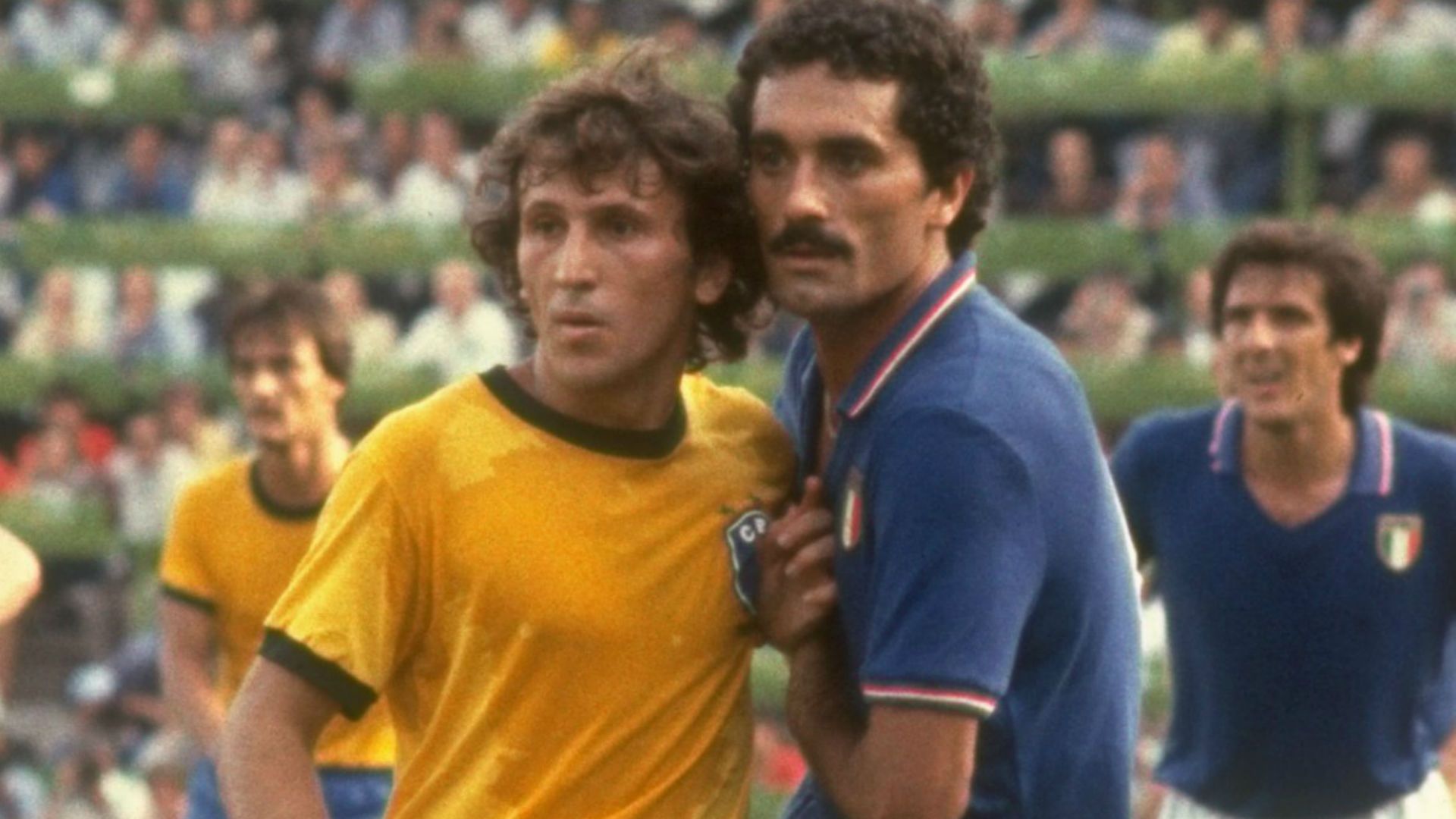 Zico Gentile Brasil Italia Copa do Mundo 1982