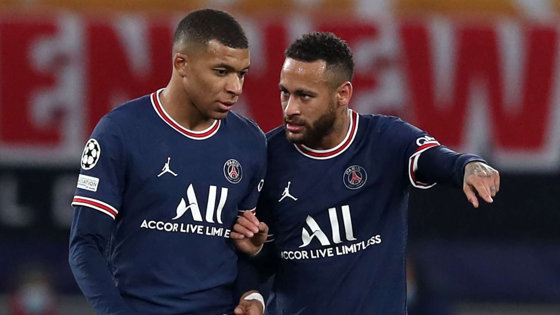 Kylian Mbappe Neymar PSG Paris Saint-Germain 2021-22