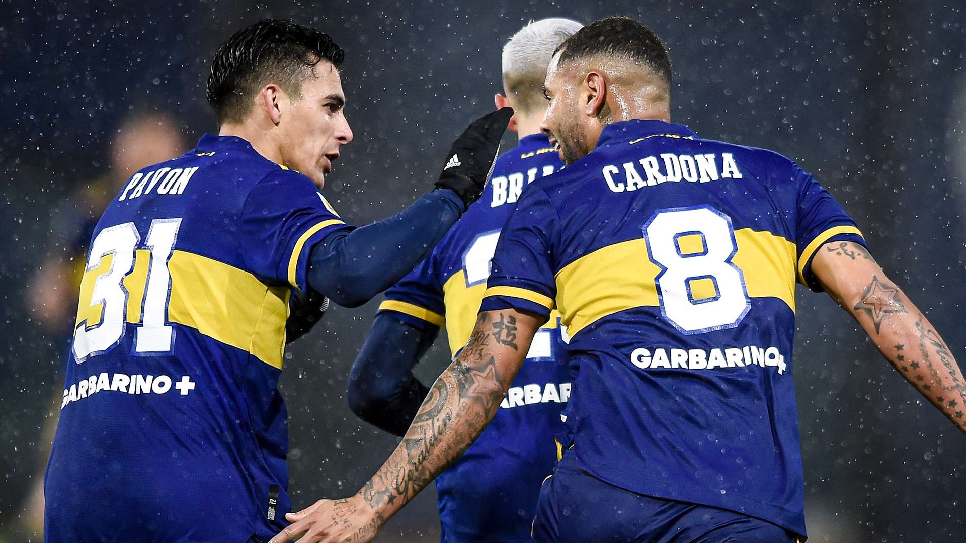 Cristian Pavon Edwin Cardona Boca Argentinos Torneo Liga Profesional 08082021
