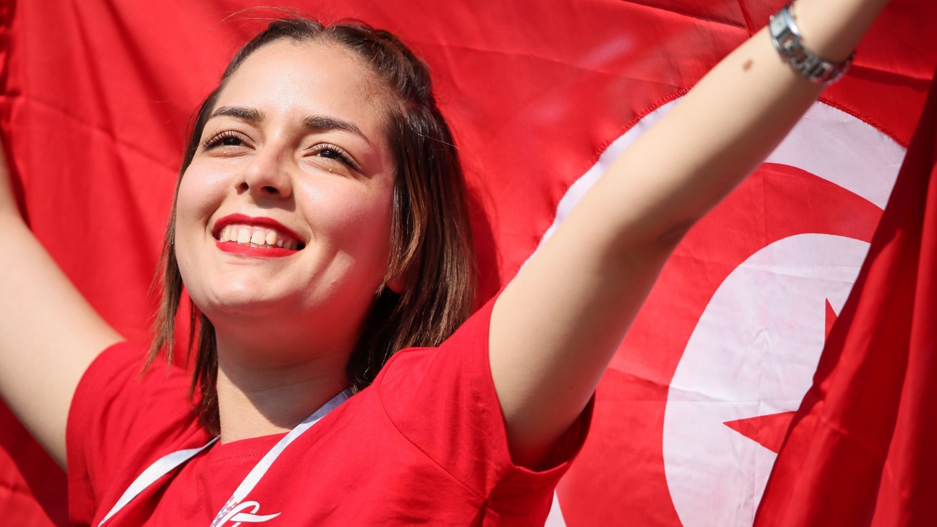 美女サポワールドカップ_ベルギーvsチュニジア_チュニジア3