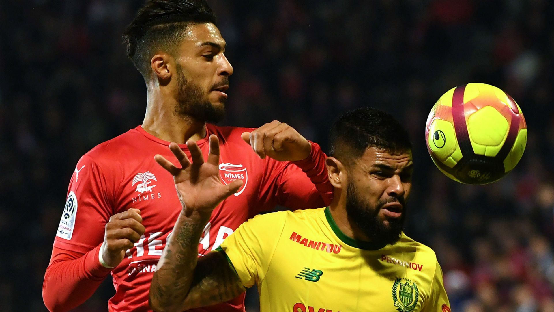 Denis Bouanga Nimes Nantes Ligue 1 16012018