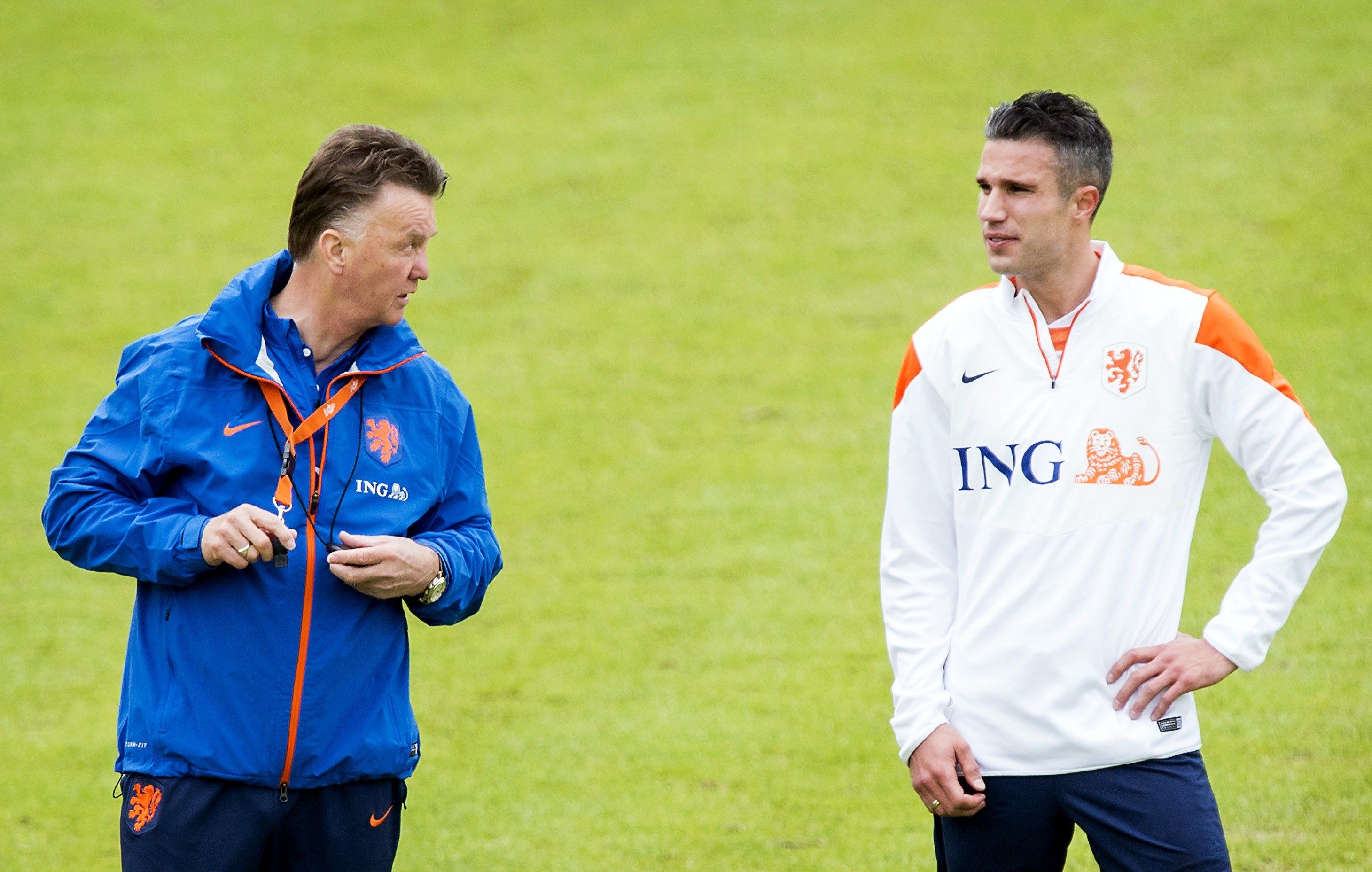 Louis van Gaal and Robin van Persie