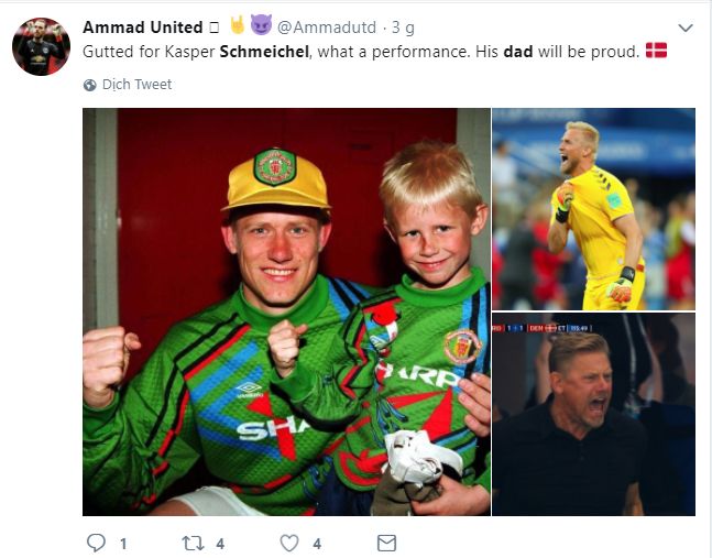 Schmeichel's reaction