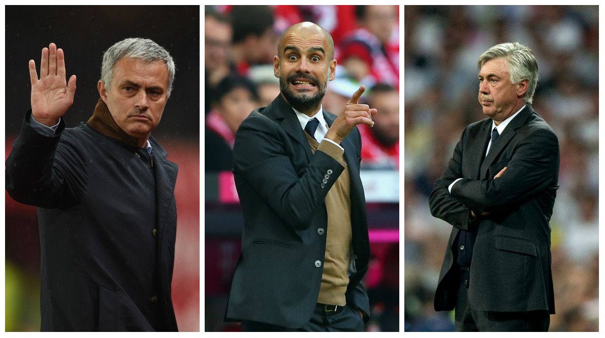 Mourinho Guardiola Ancelotti GFX