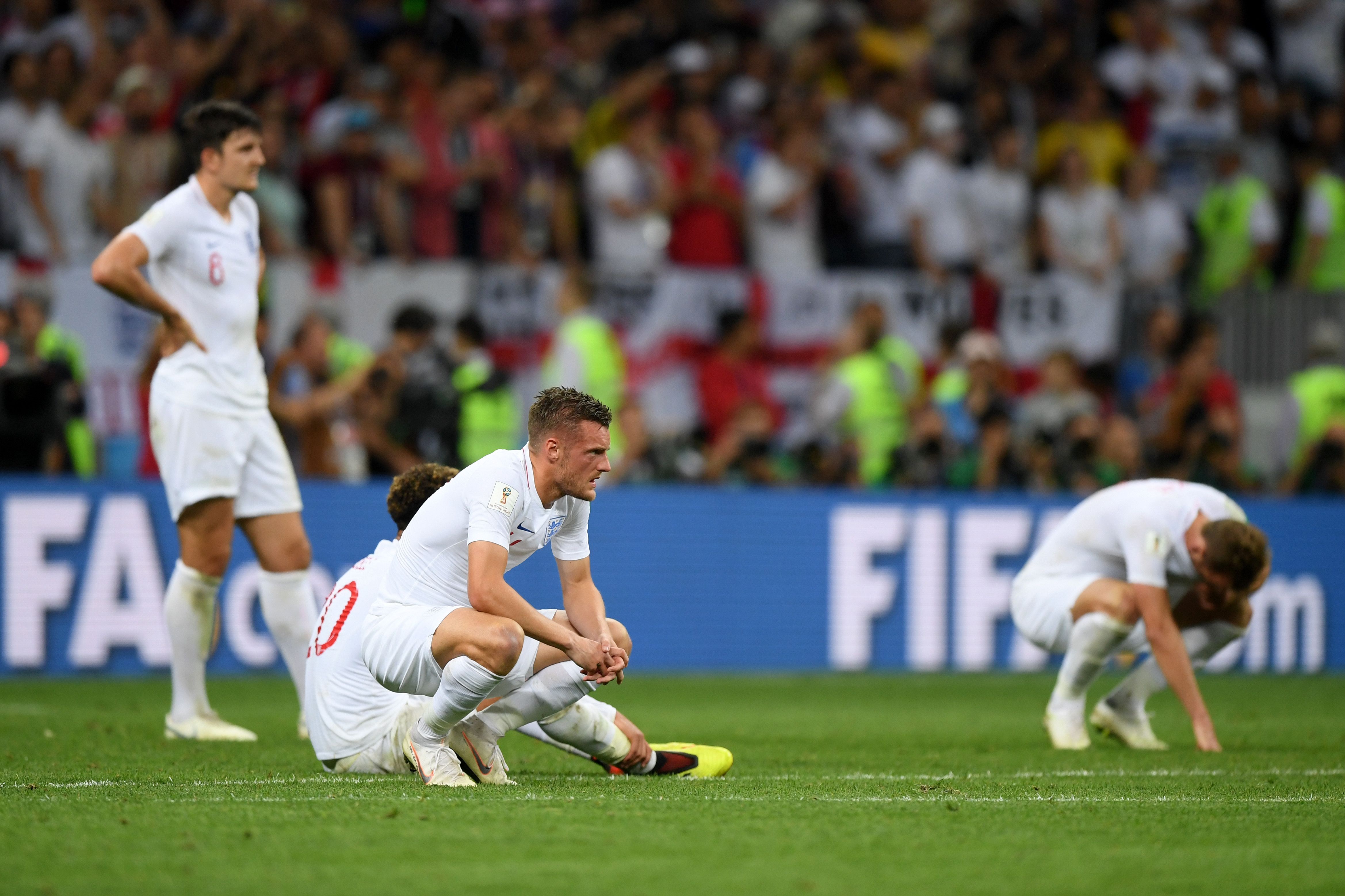 England reaction vs Croatia