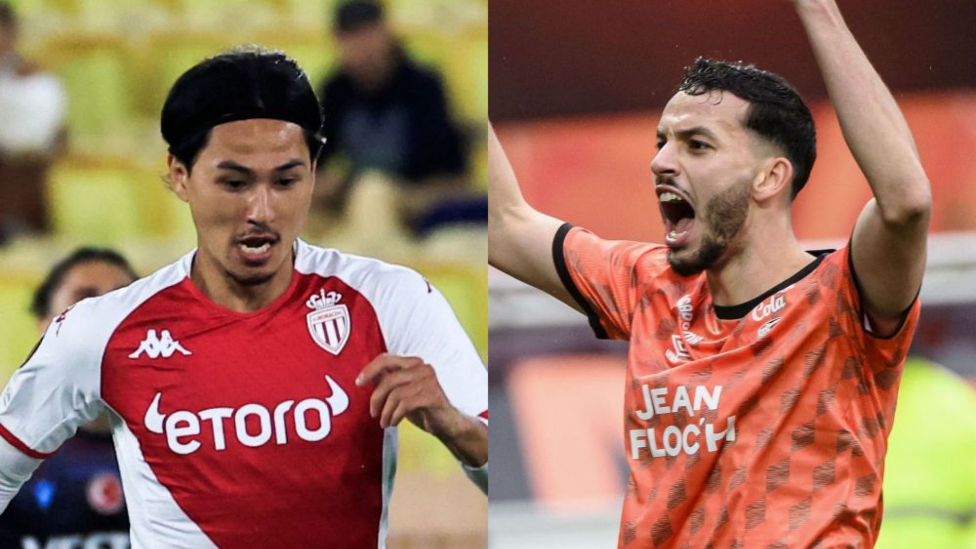 Takumi Minamino Monaco Montassar Talbi Lorient