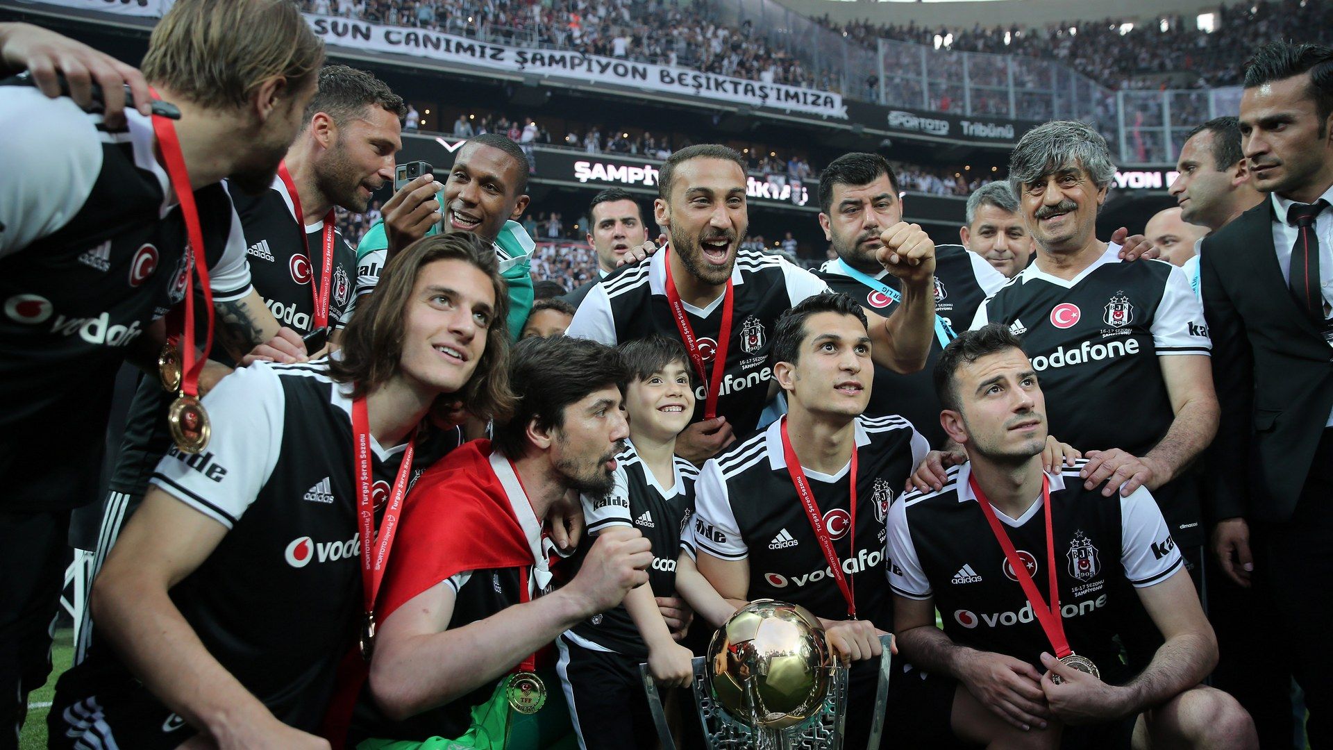Besiktas champions celebration