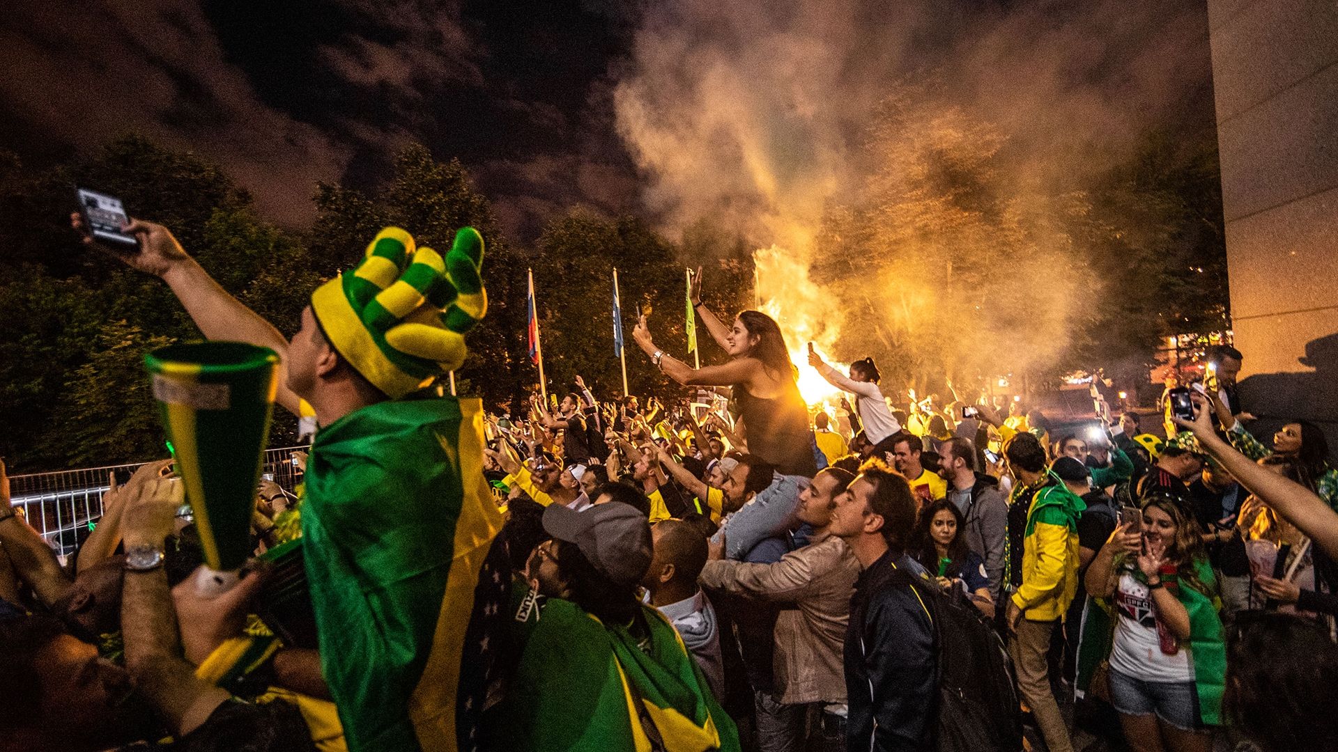 Torcida Selecao Brasileira chegada Moscou 25062018