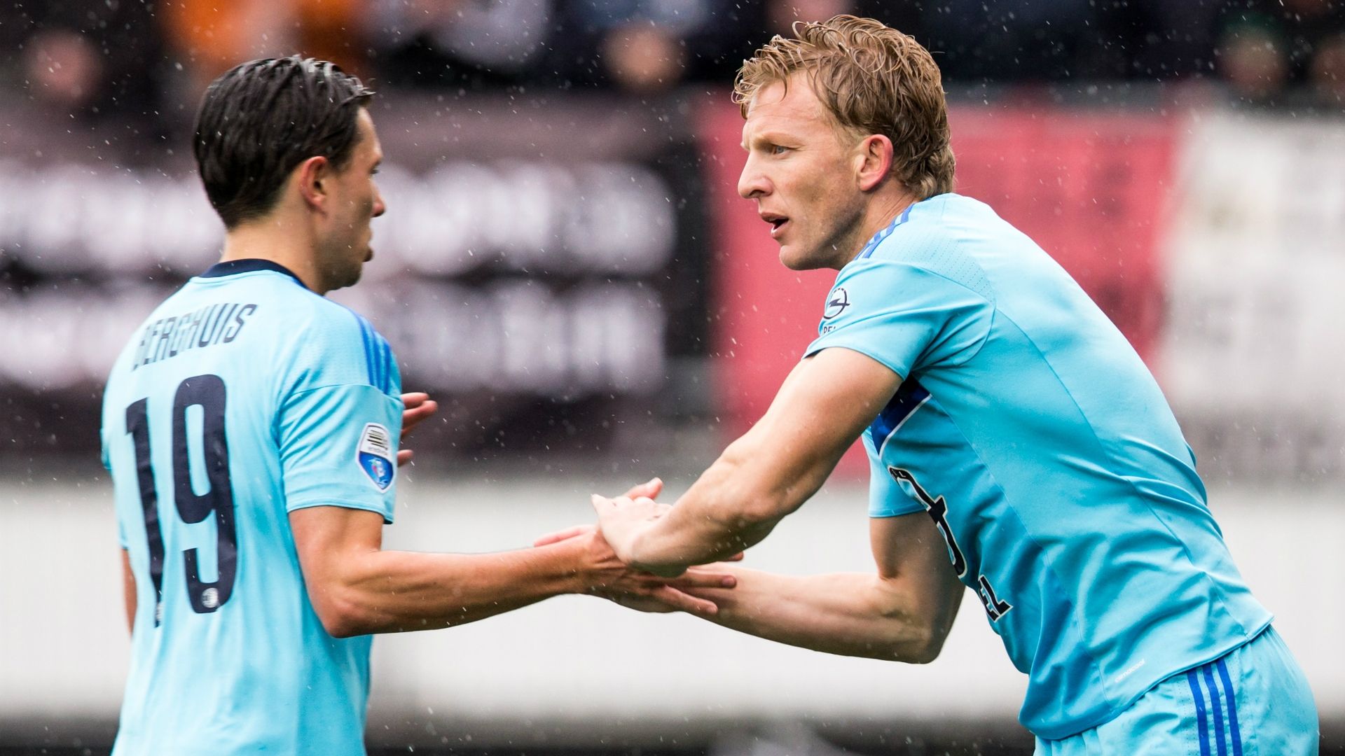 Steven Berghuis, Dirk Kuyt, Feyenoord, Eredivisie, 03052017