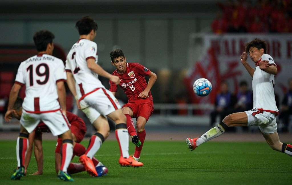 Shanghai SIPG vs FC Seoul; Oscar