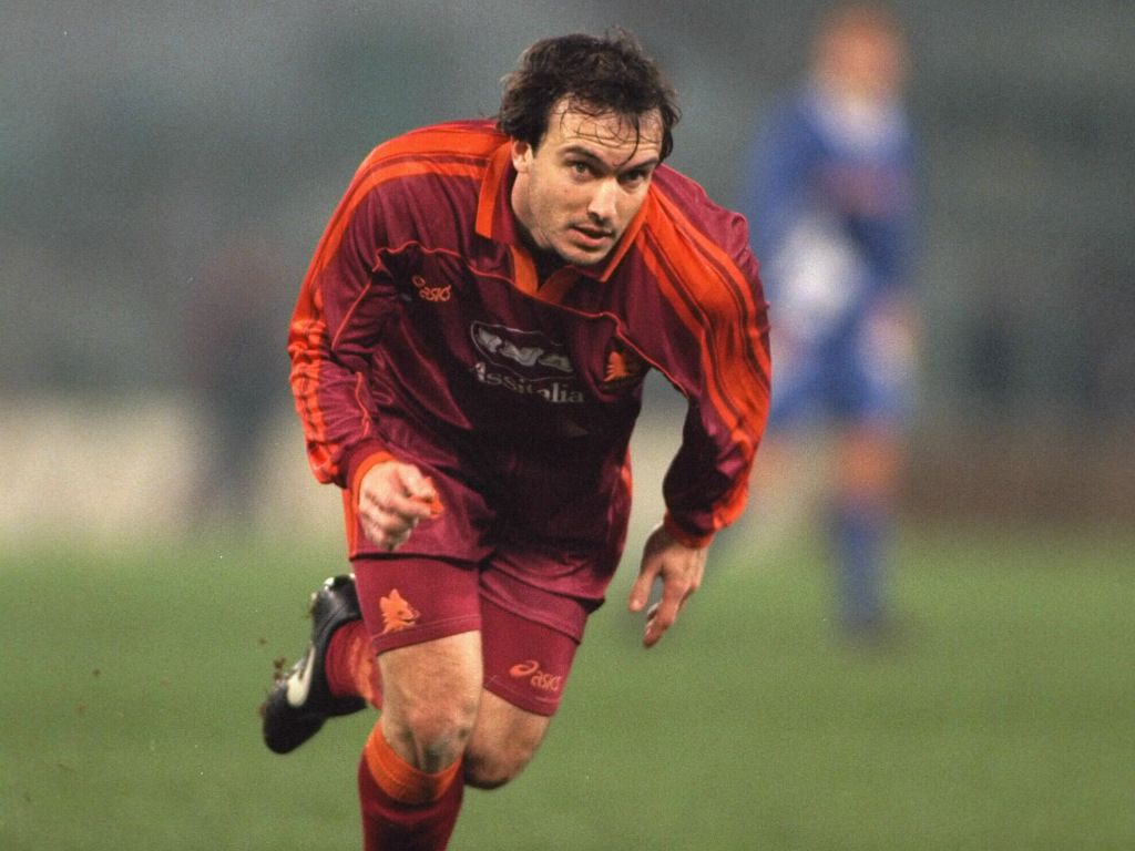 Abel Balbo Roma Sparta Prague UEFA Cup 1996