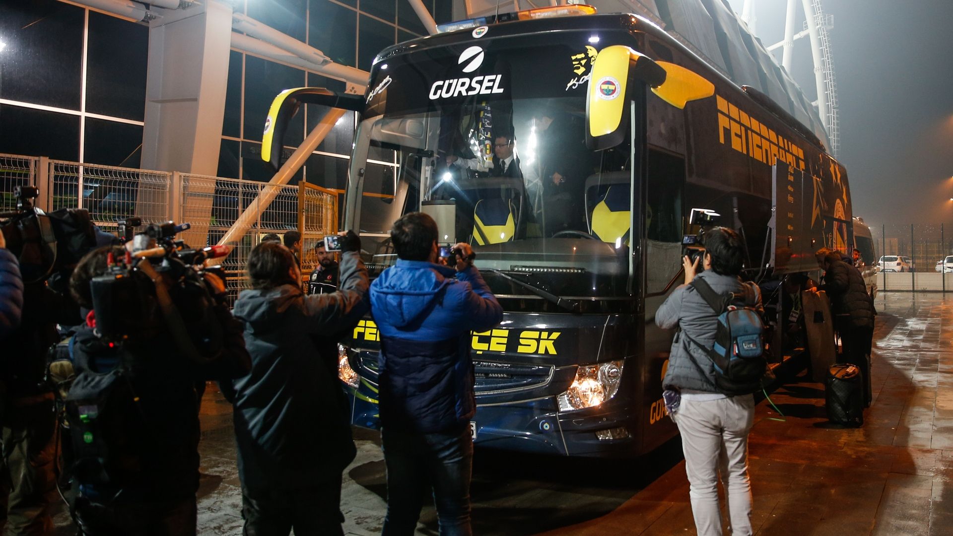 Fenerbahce team bus