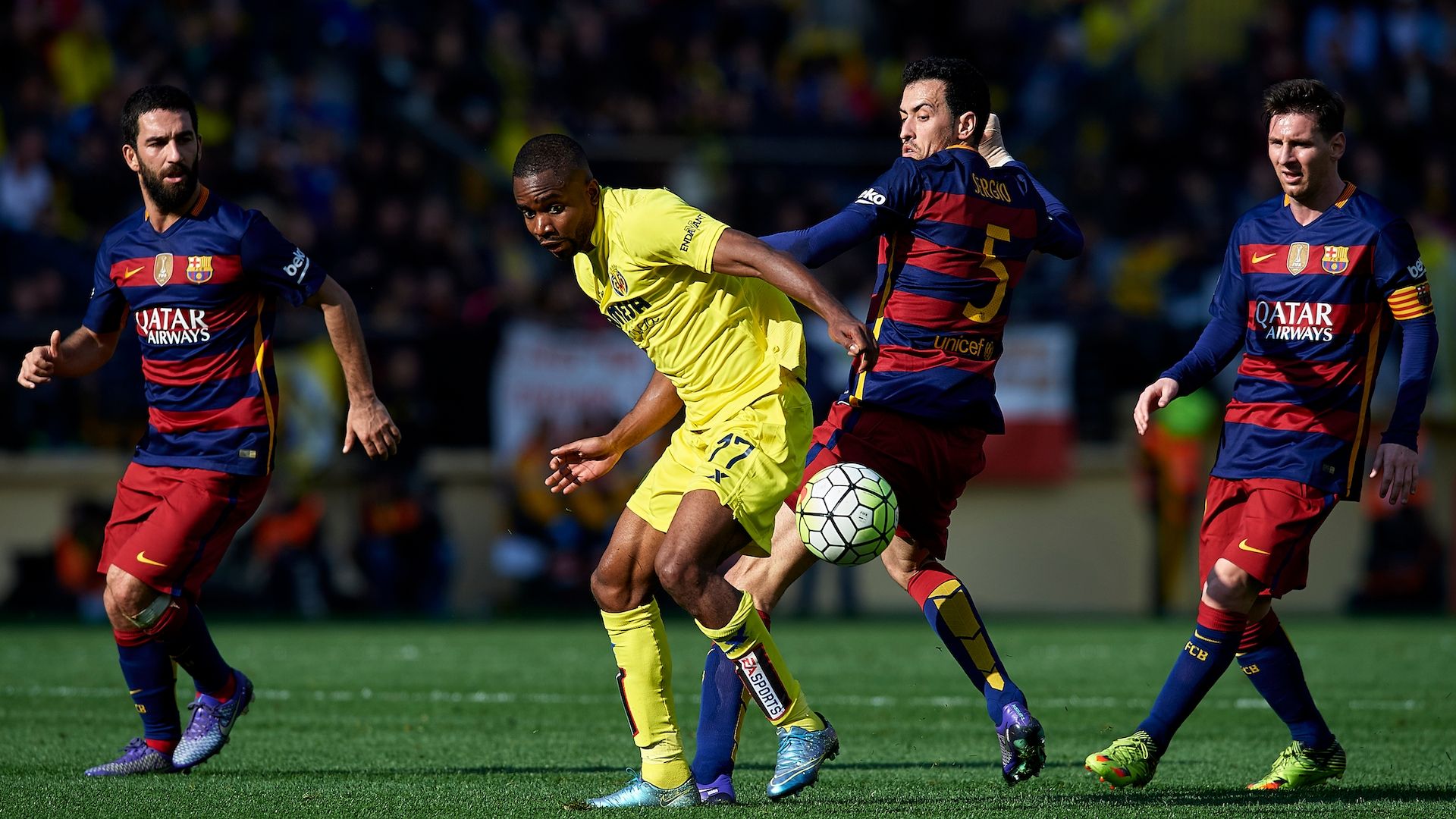 Cedric Bakambu - Villarreal vs Barcelona