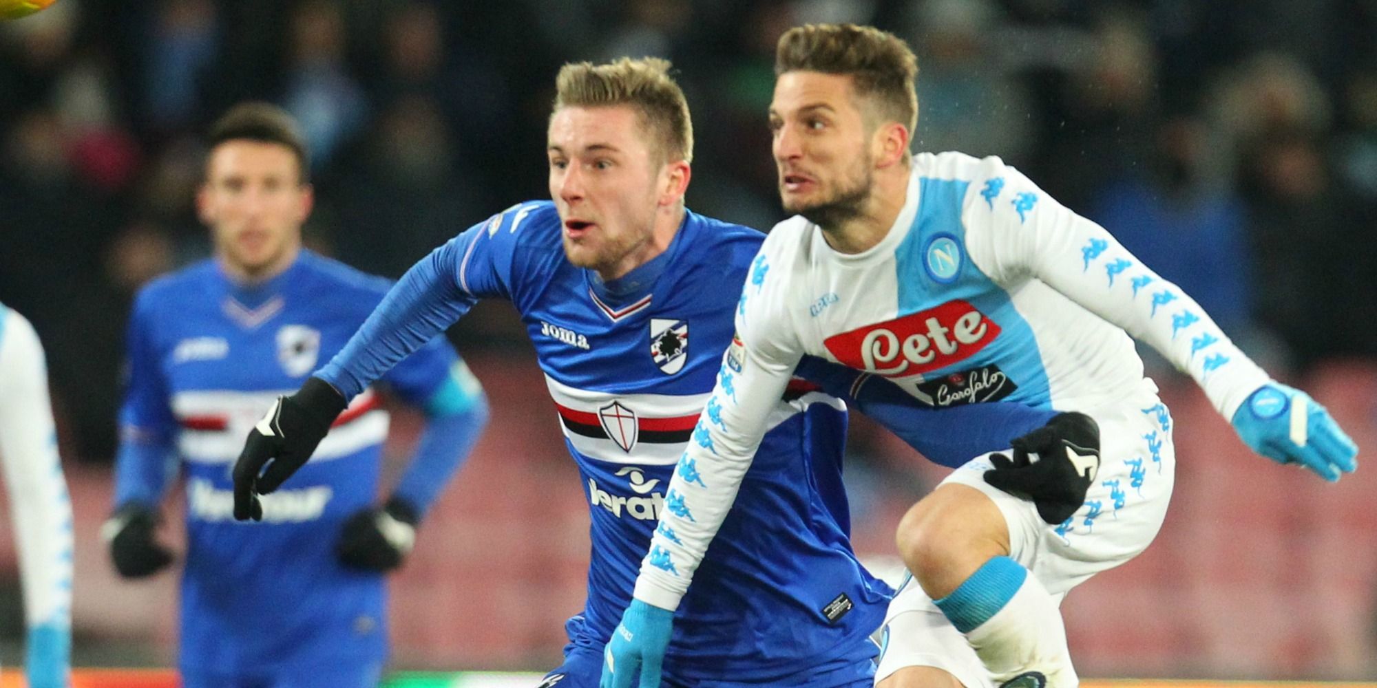 Skriniar Mertens Napoli Sampdoria