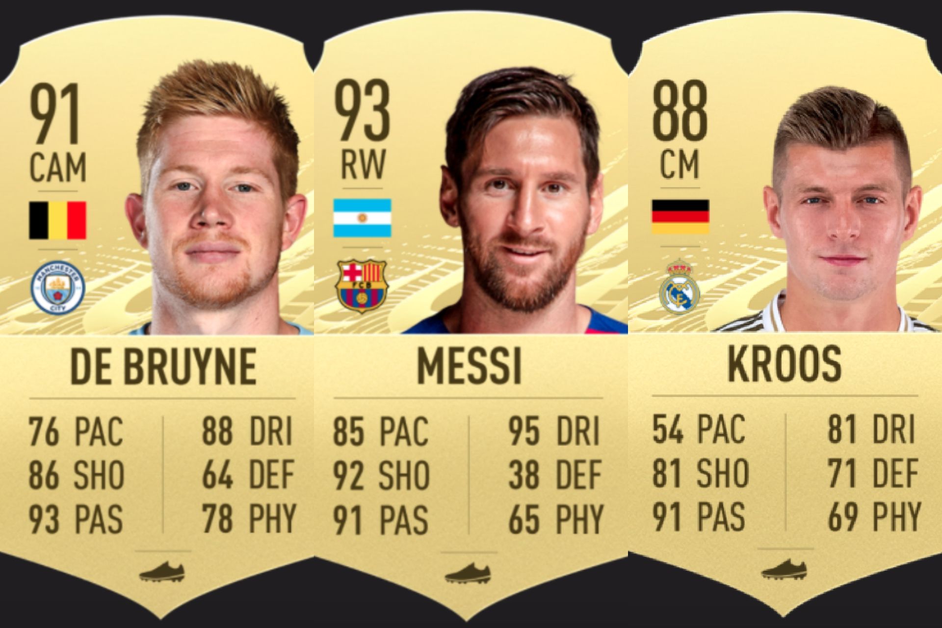 De Bruyne / Messi / Kroos - FIFA 21