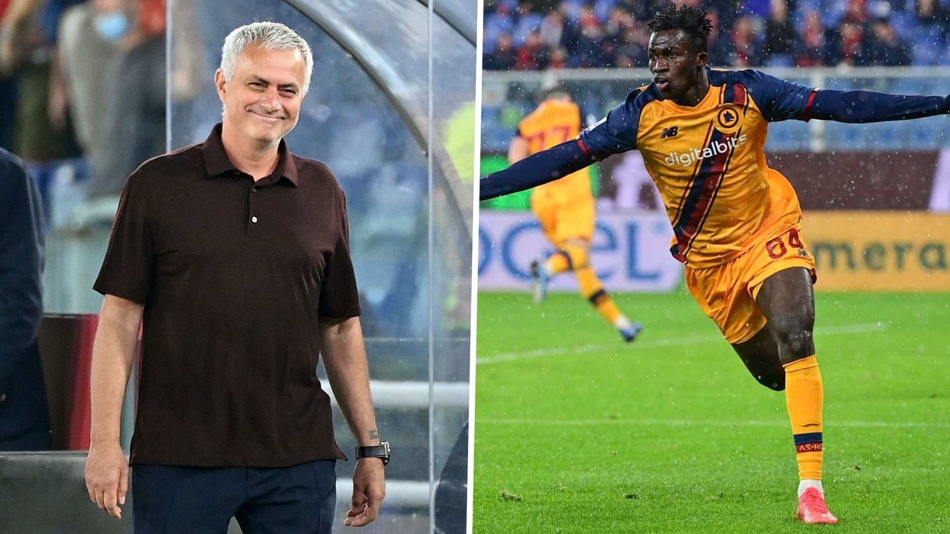 Jose Mourinho & Felix Afena-Gyan