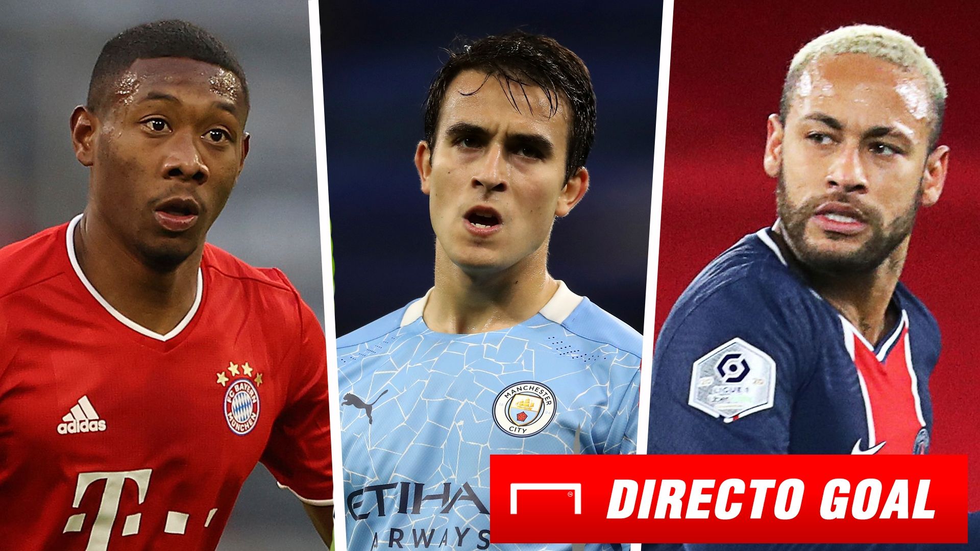 Alaba, Eric García y Neymar