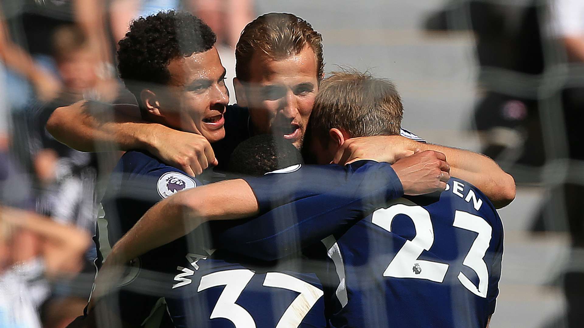 Tottenham celebrate