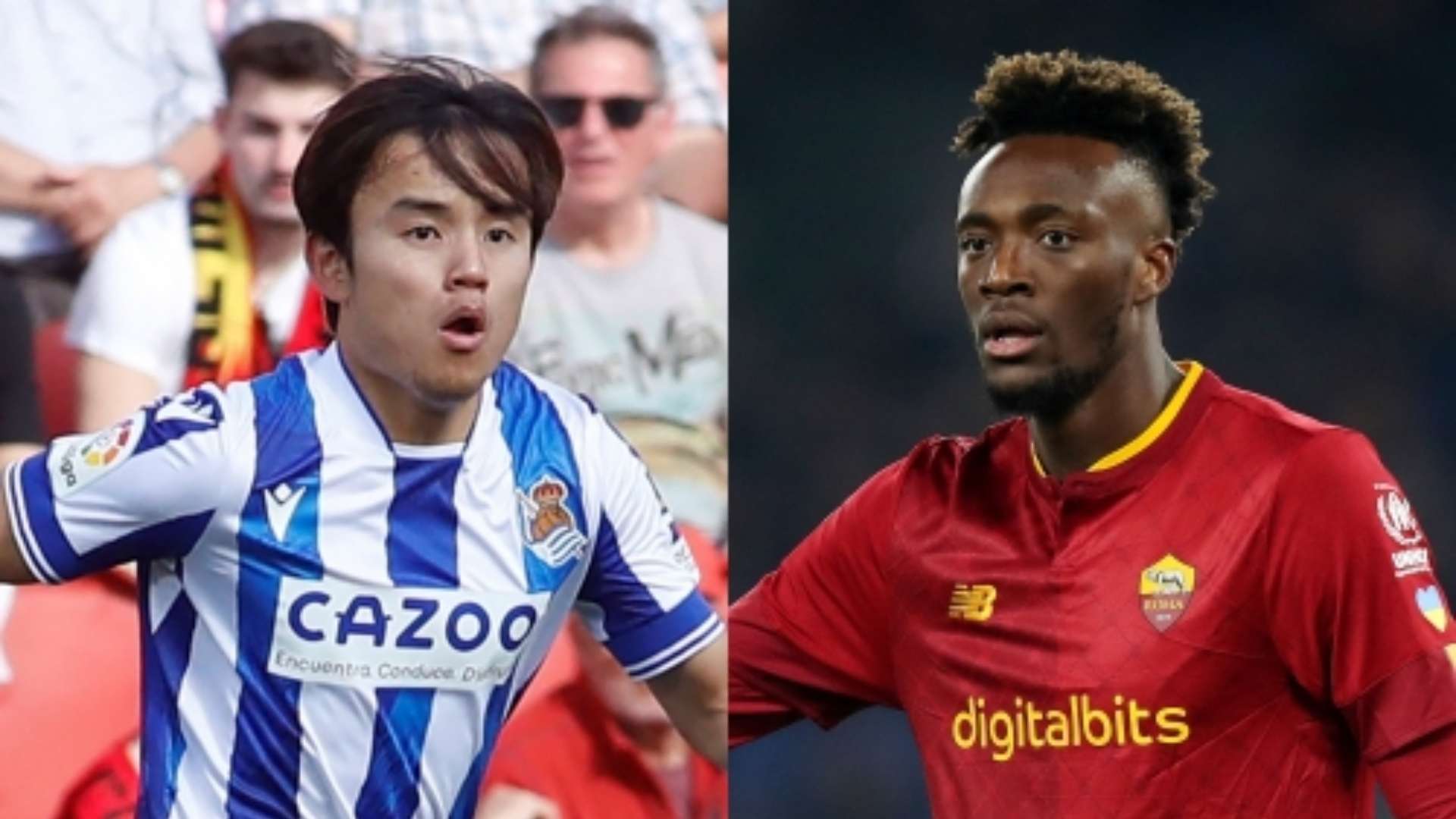 Takefusa Kubo Real Sociedad Tammy Abraham Roma