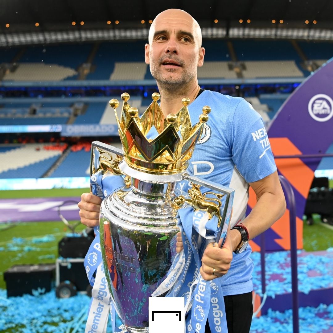 Pep Guardiola Manchester City Premier League 2021-22 GFX