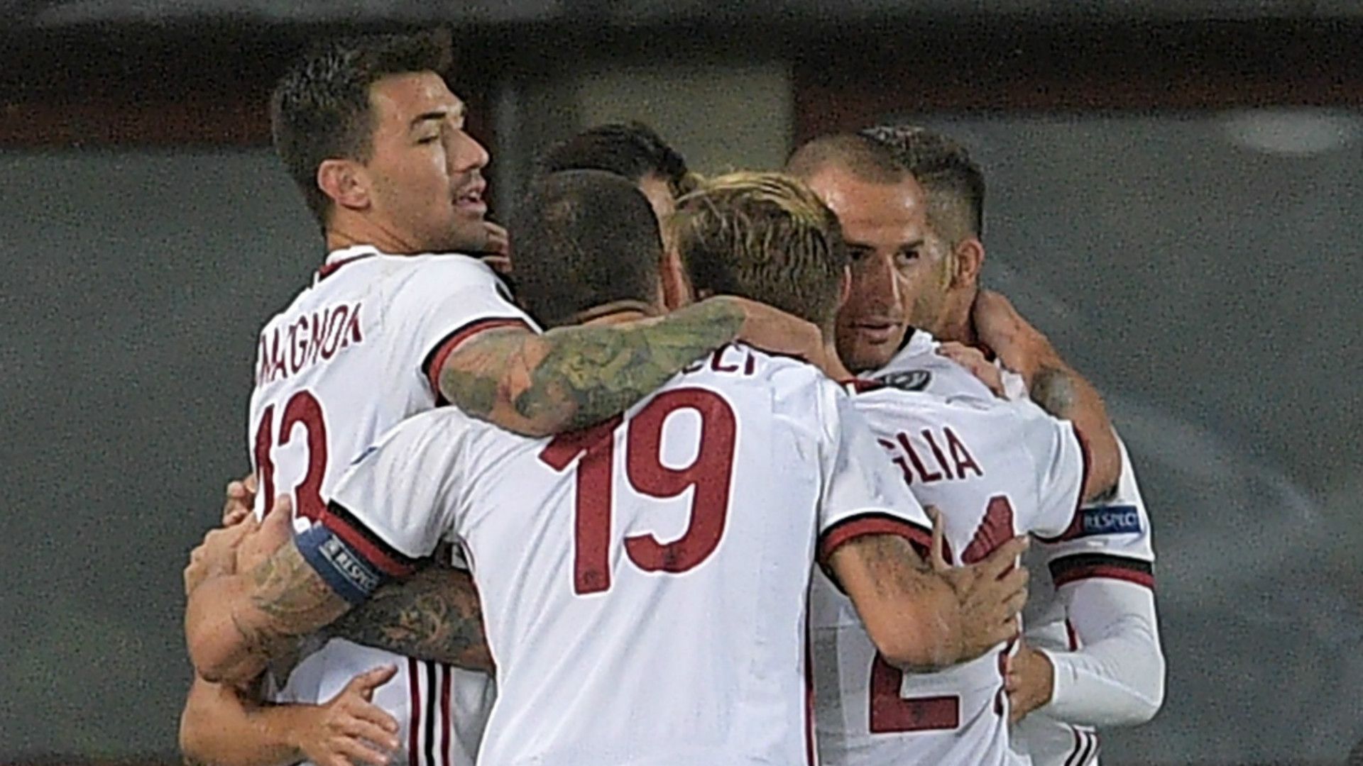 AC Milan celebrate