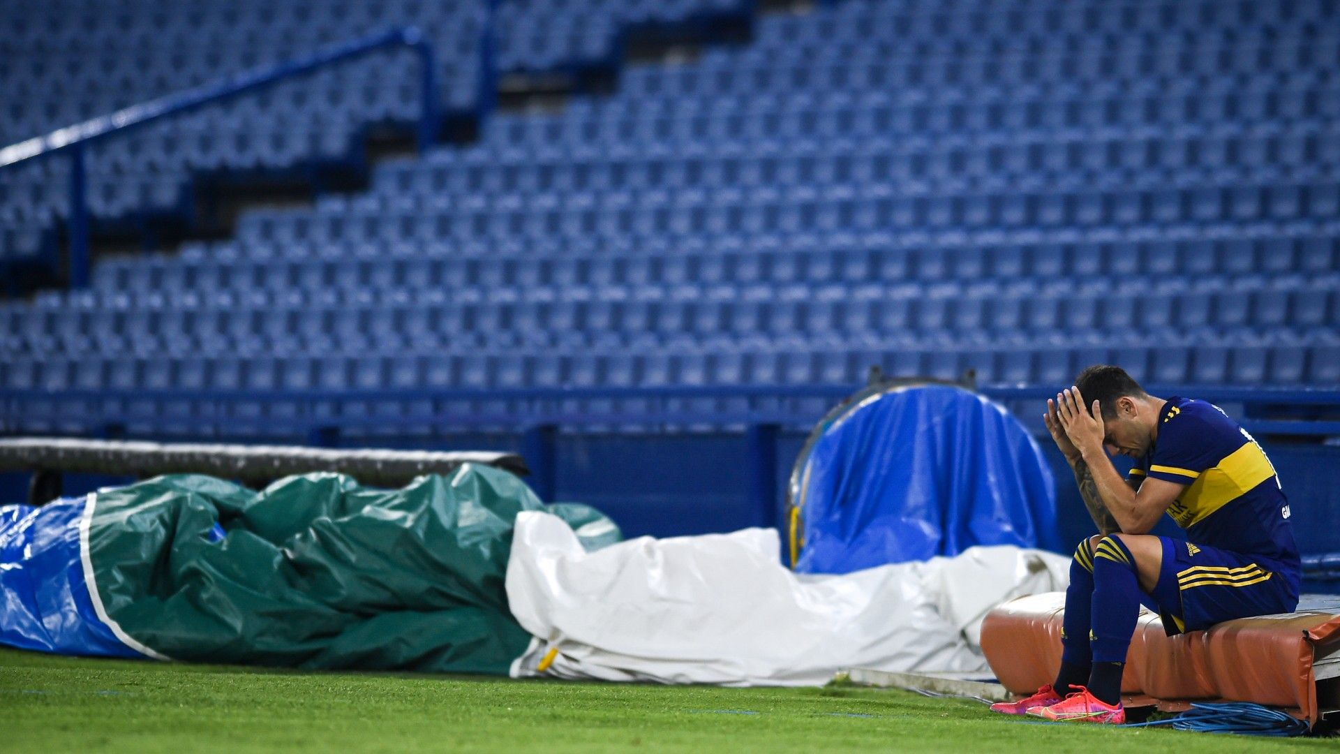 Mauro Zarate Boca Atletico Tucuman Copa de la Liga Profesional 17042021