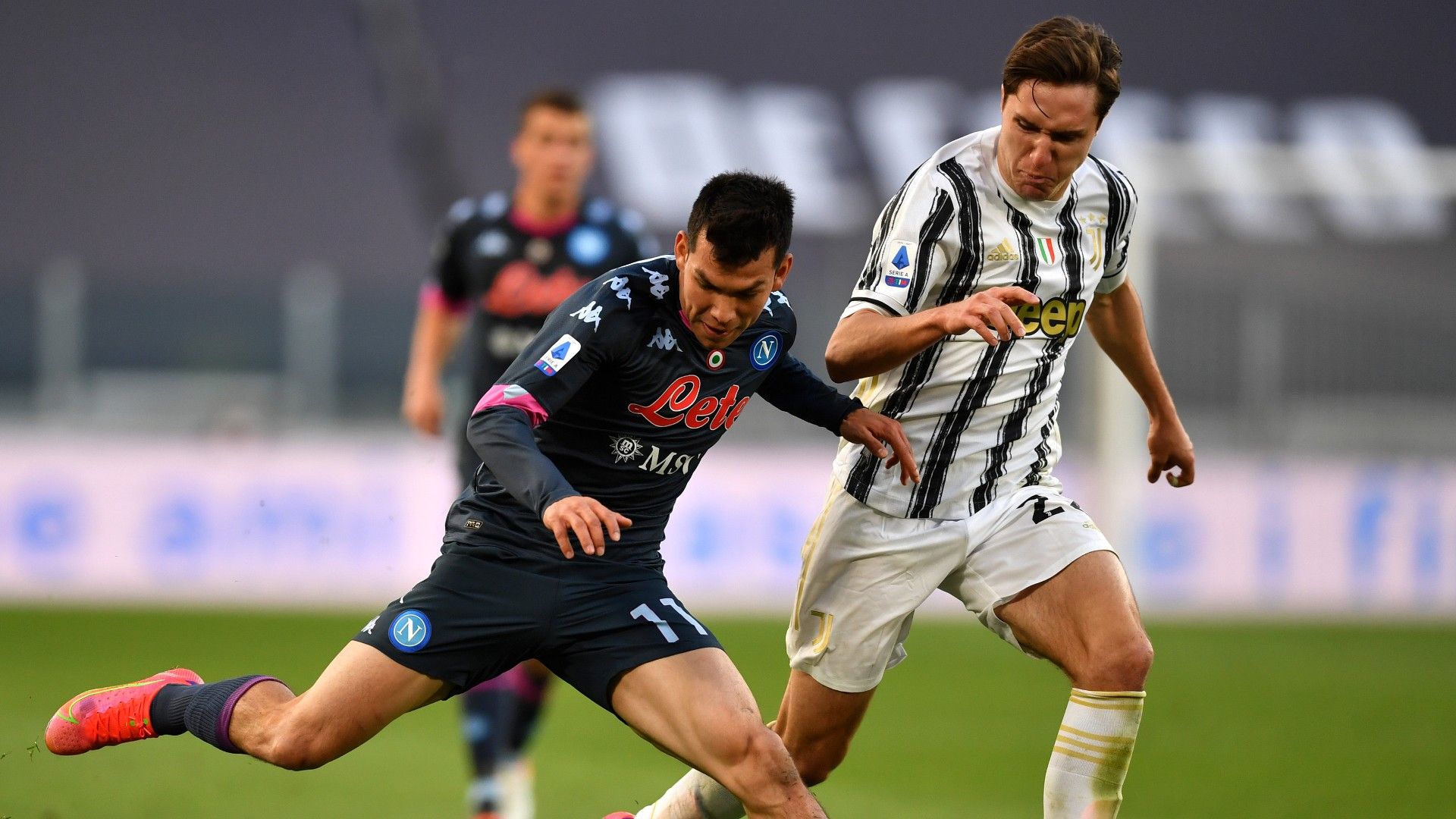 Chucky Lozano Napoli Juventus 070421