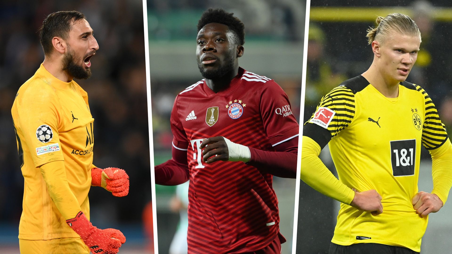 Donnarumma Davies Haaland