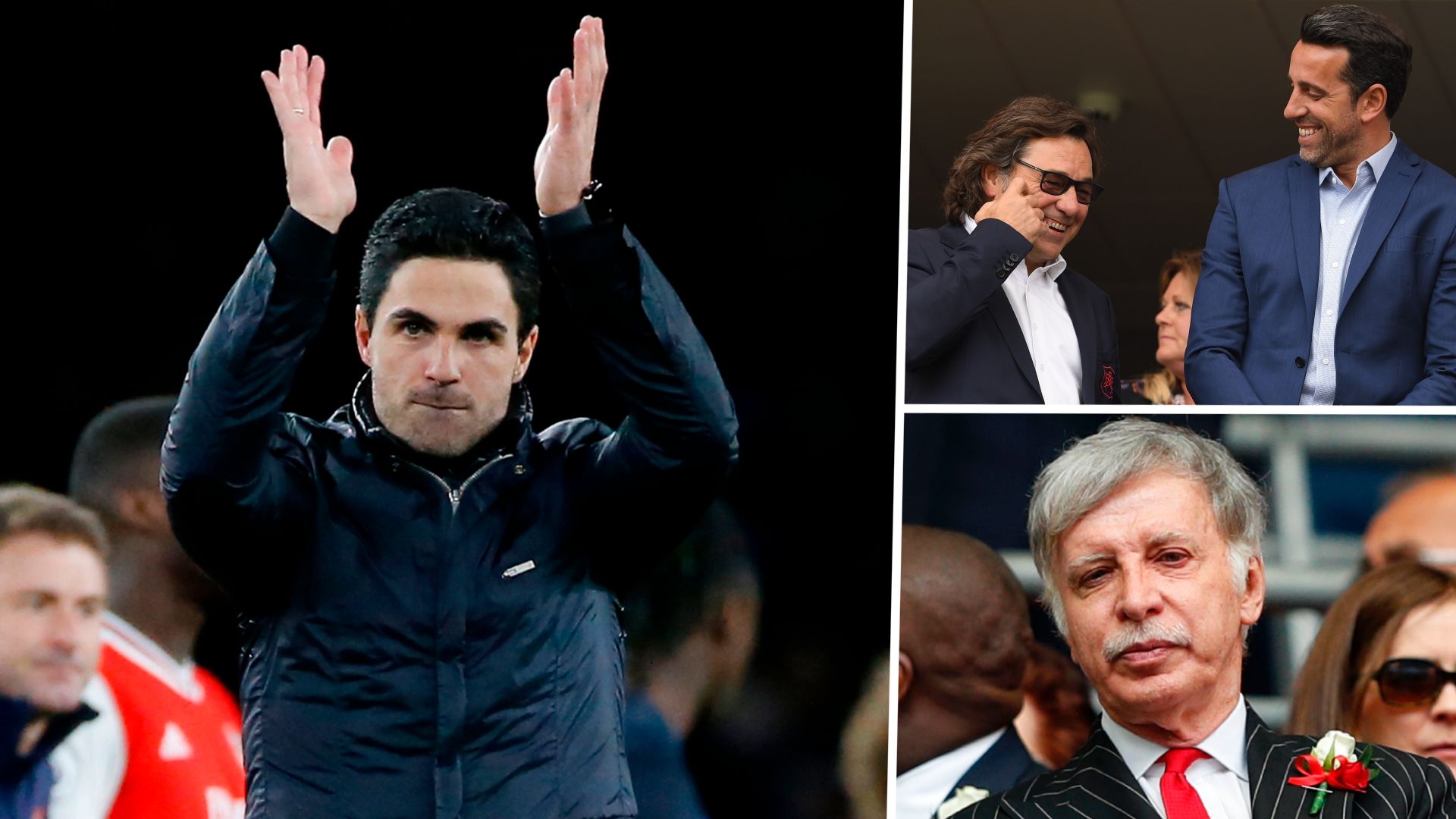 Mikel Arteta Raul Sanllehi Edu Stan Kroenke